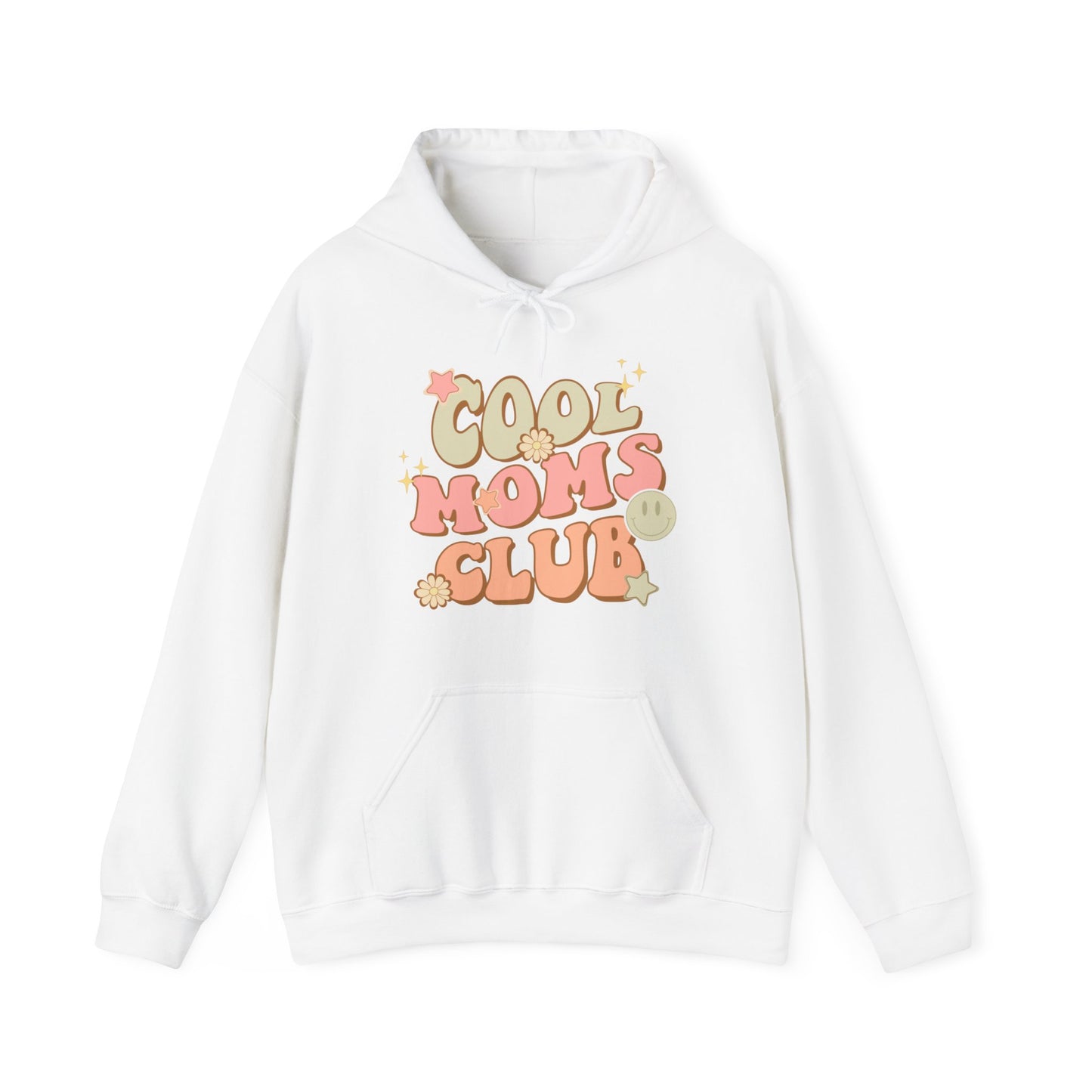 Cool Moms Club Groovy - Unisex Heavy Blend™ Hooded Sweatshirt