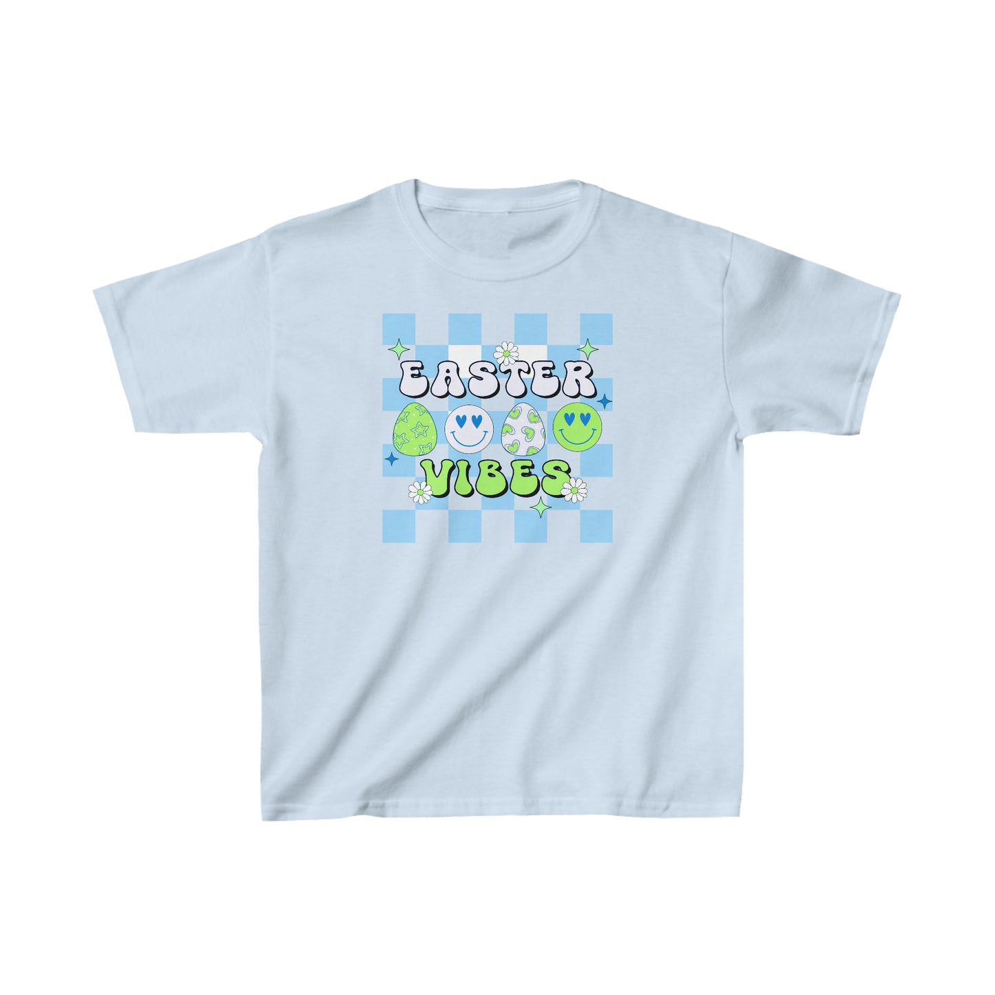 Easter Vibes Blue - Kids Heavy Cotton™ Tee