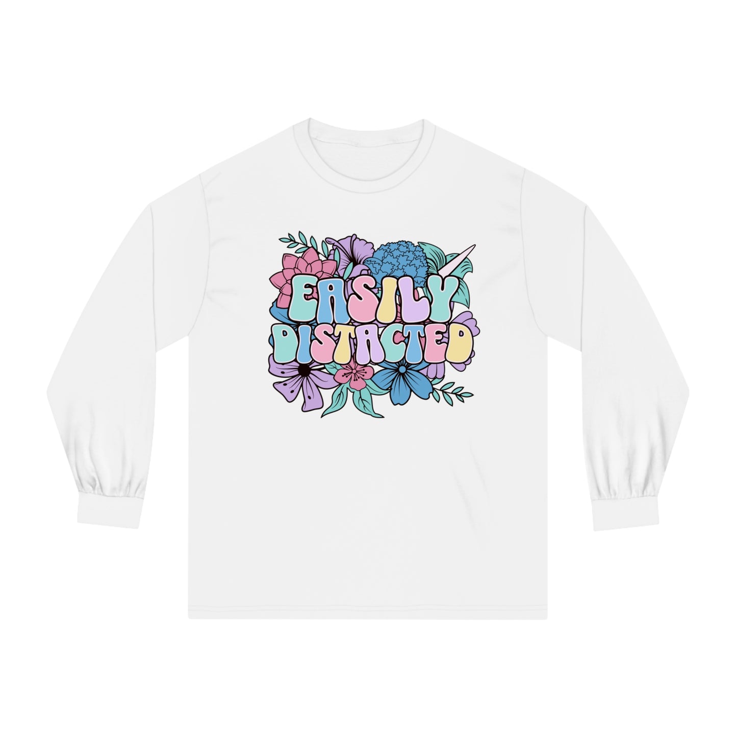 Easily Distracted - Unisex Classic Long Sleeve T-Shirt