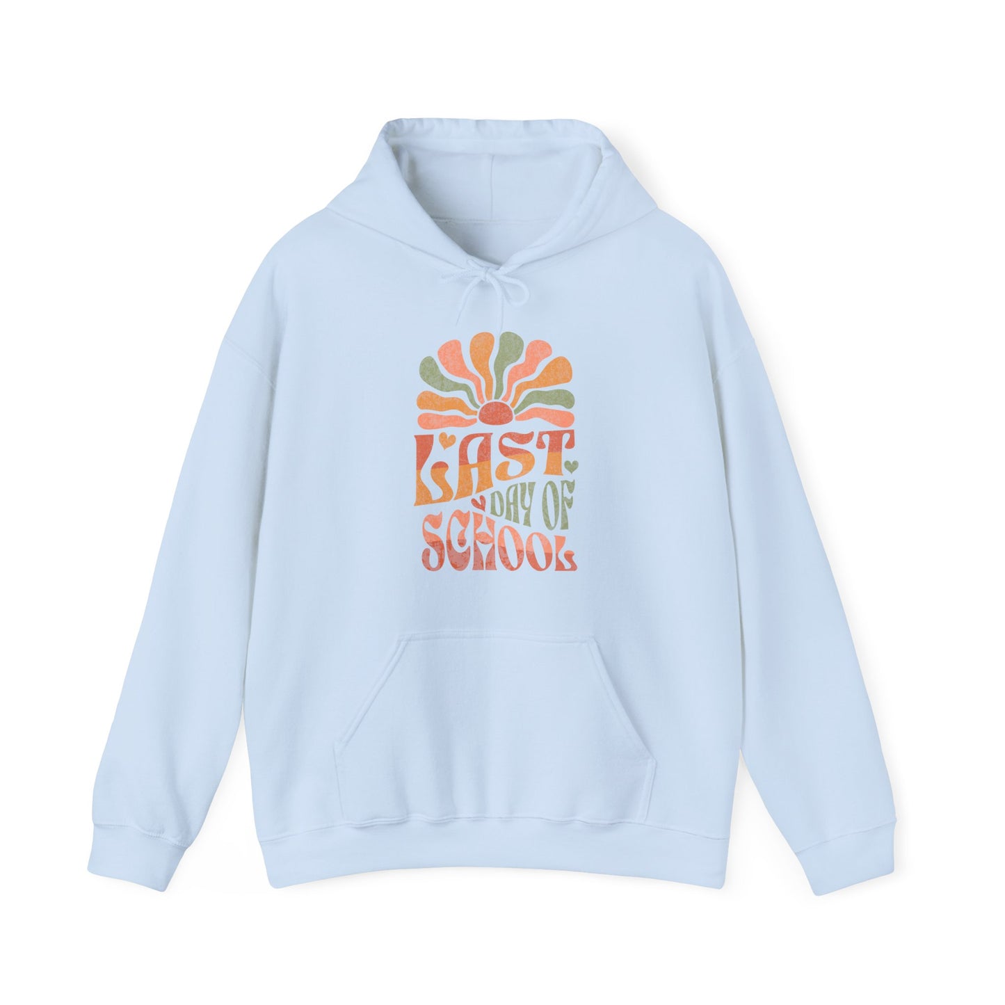 Groovy Last Day of School - Unisex Heavy Blend™ Hooded Sweatshirt