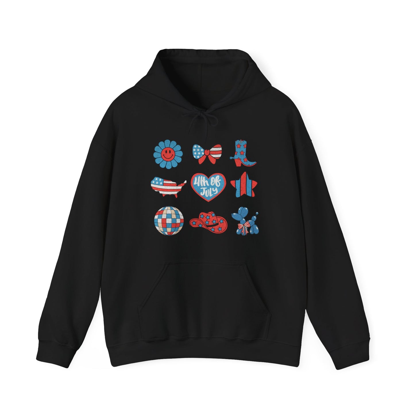 Fourth of July Collage - Unisex Heavy Blend™ Hooded Sweatshirt