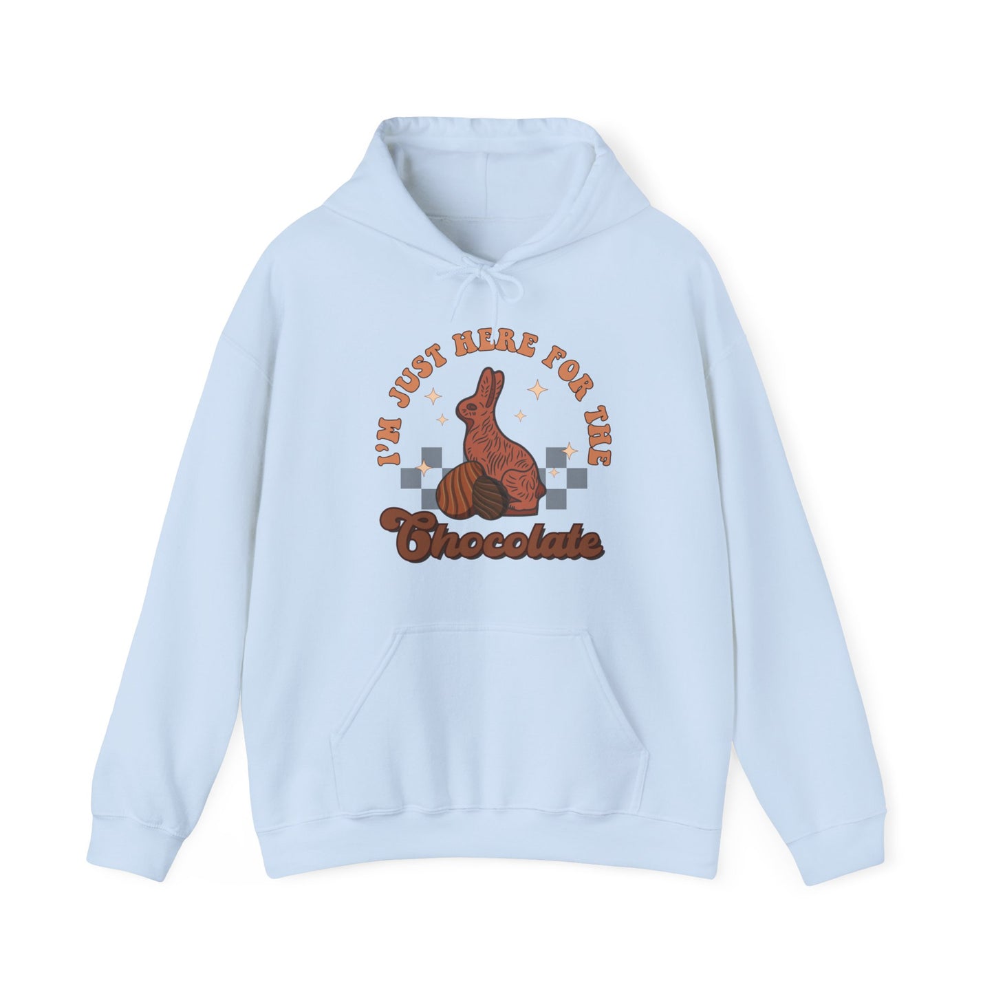 I’m Just Here for the Chocolate - Unisex Heavy Blend™ Hooded Sweatshirt