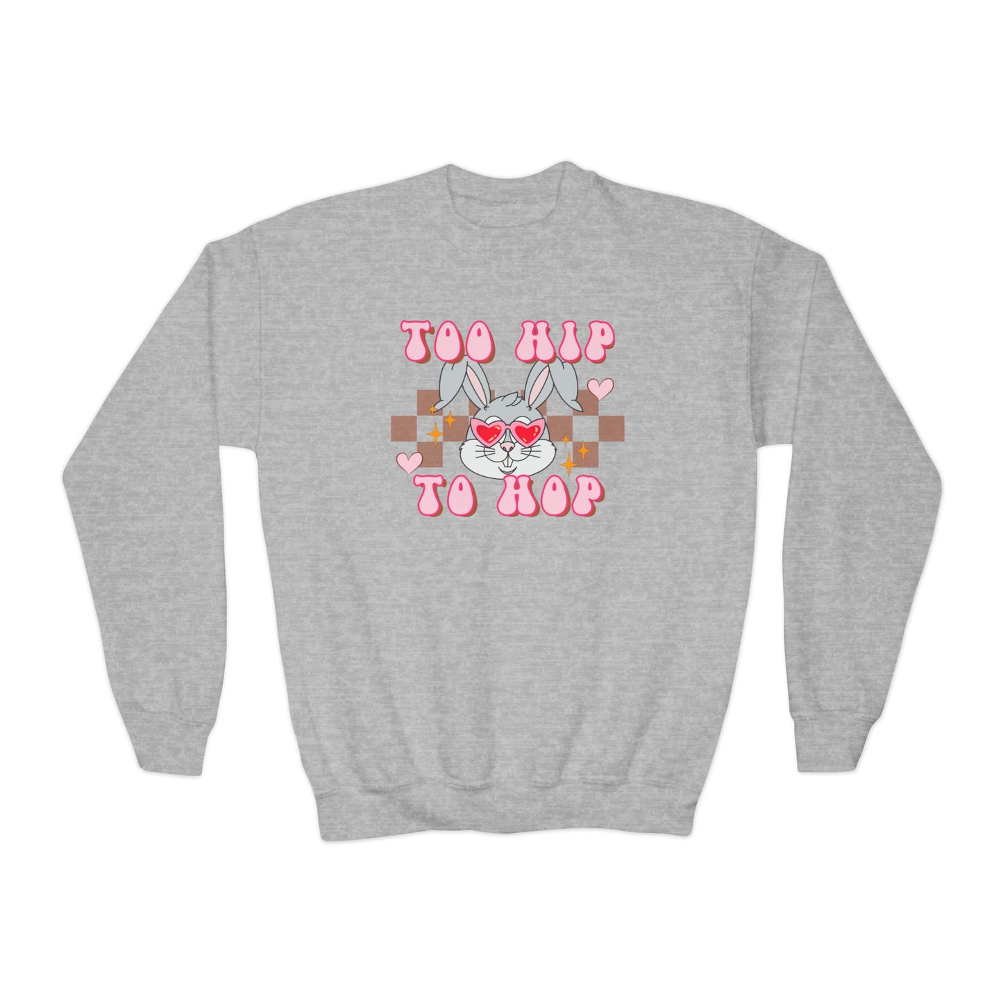Too Hip to Hop - Youth Crewneck Sweatshirt