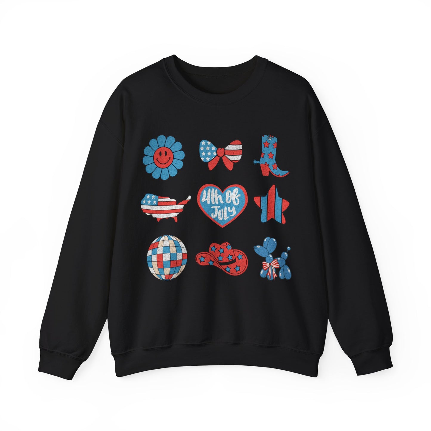 Fourth of July Collage - Unisex Heavy Blend™ Crewneck Sweatshirt