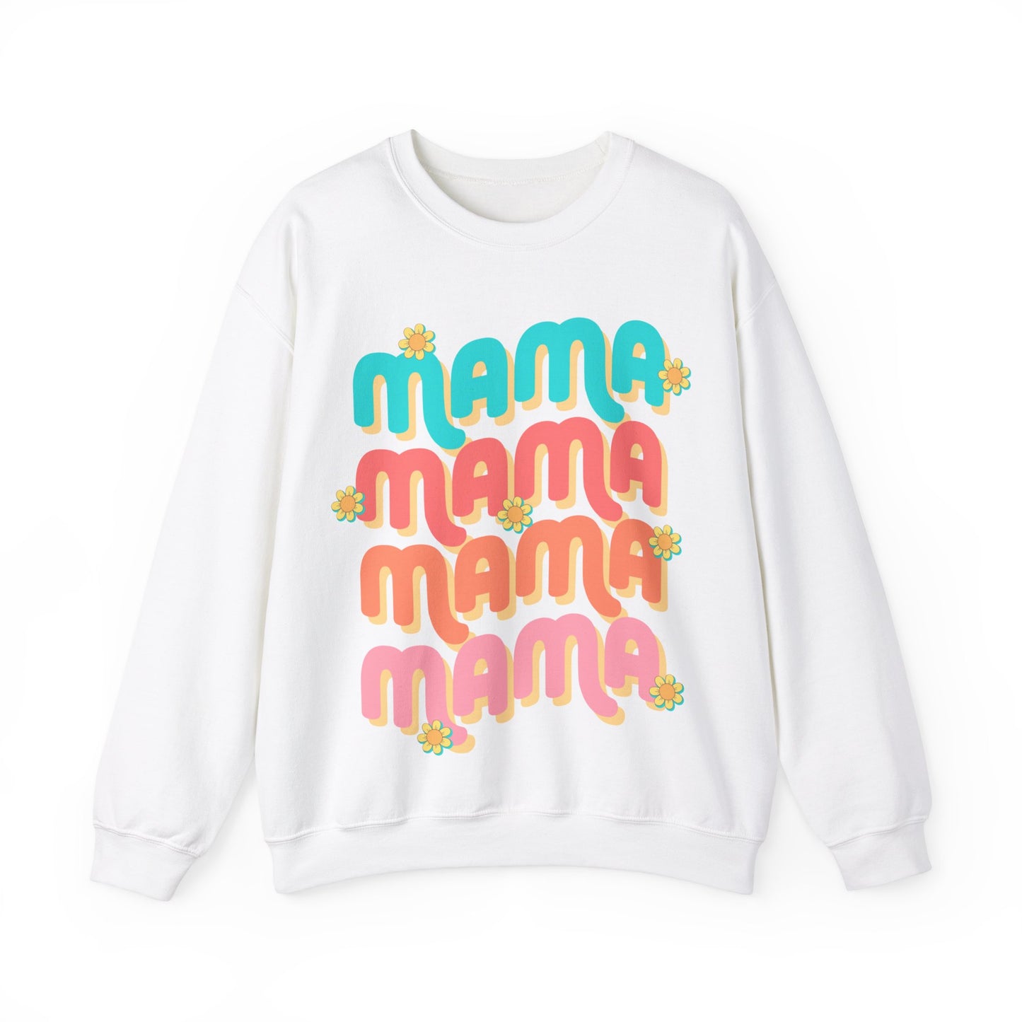 Mama Retro - Unisex Heavy Blend™ Crewneck Sweatshirt