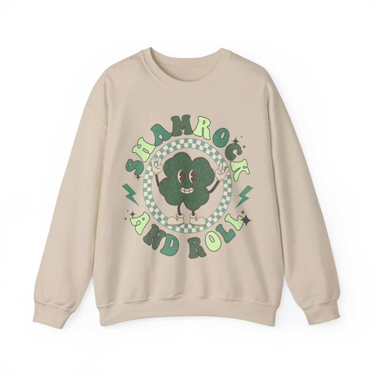 Shamrock and Roll - Unisex Heavy Blend™ Crewneck Sweatshirt