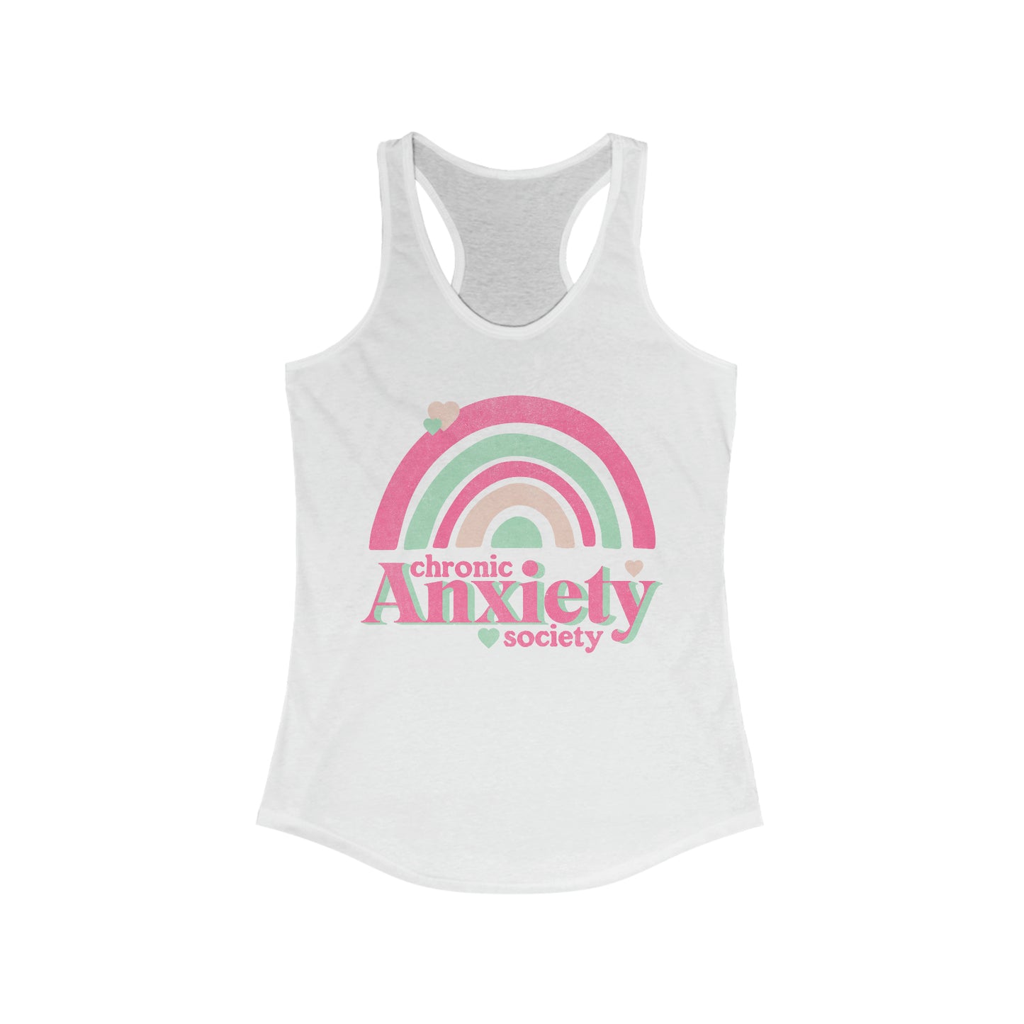 Chronic Anxiety Society - Women's Ideal Racerback Tank