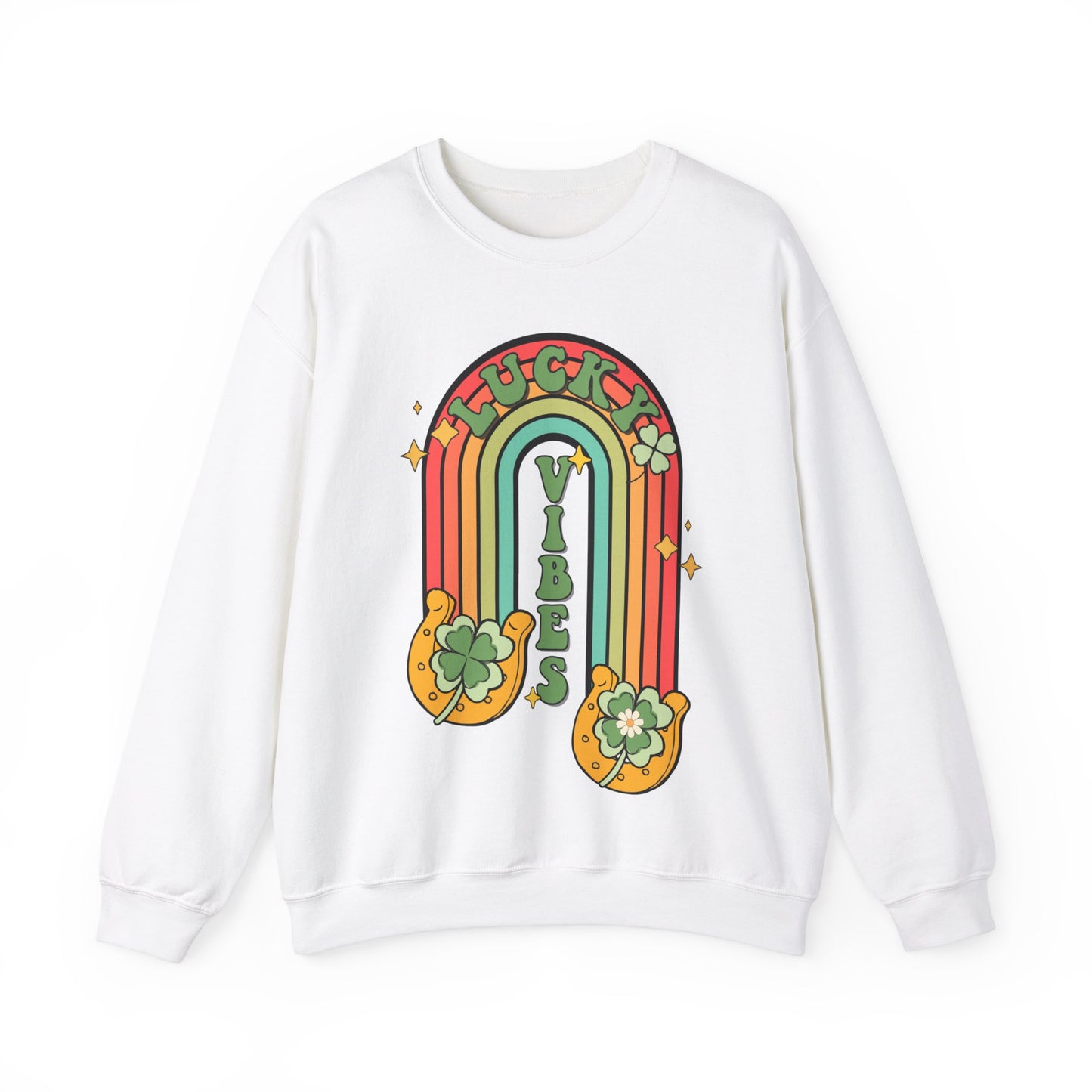 Lucky Vibes 1 - Unisex Heavy Blend™ Crewneck Sweatshirt