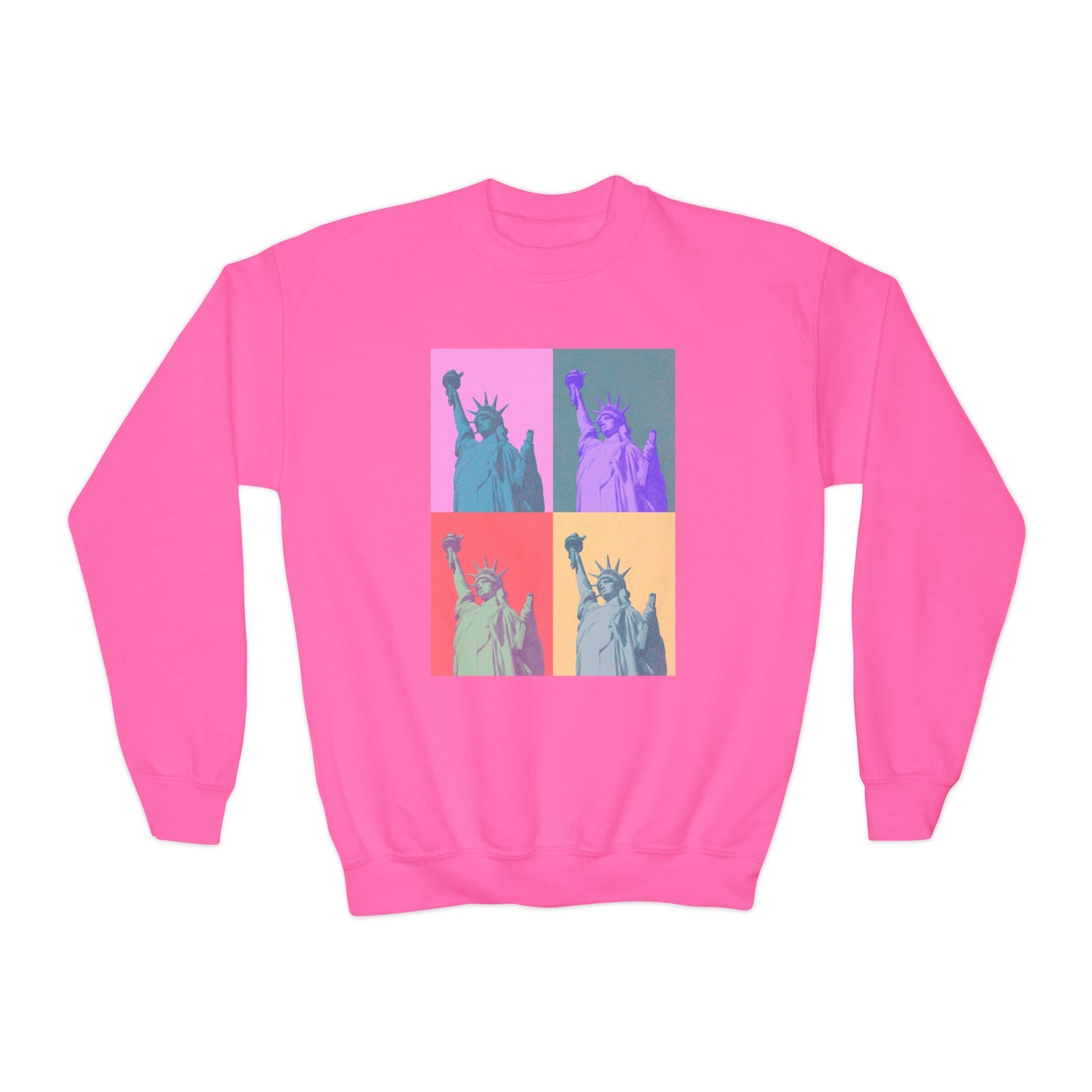 Statue of Liberty - Youth Crewneck Sweatshirt