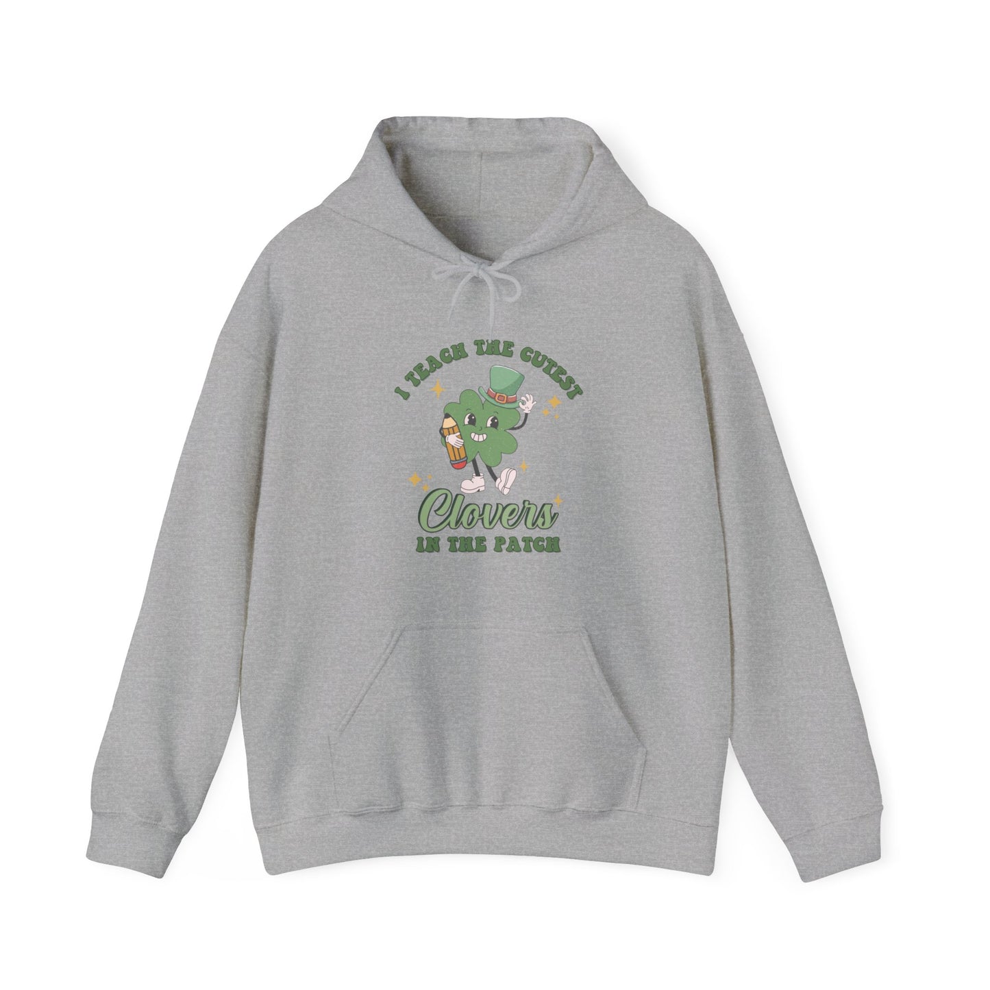 I Teach the Cutest Clovers - Unisex Heavy Blend™ Hooded Sweatshirt