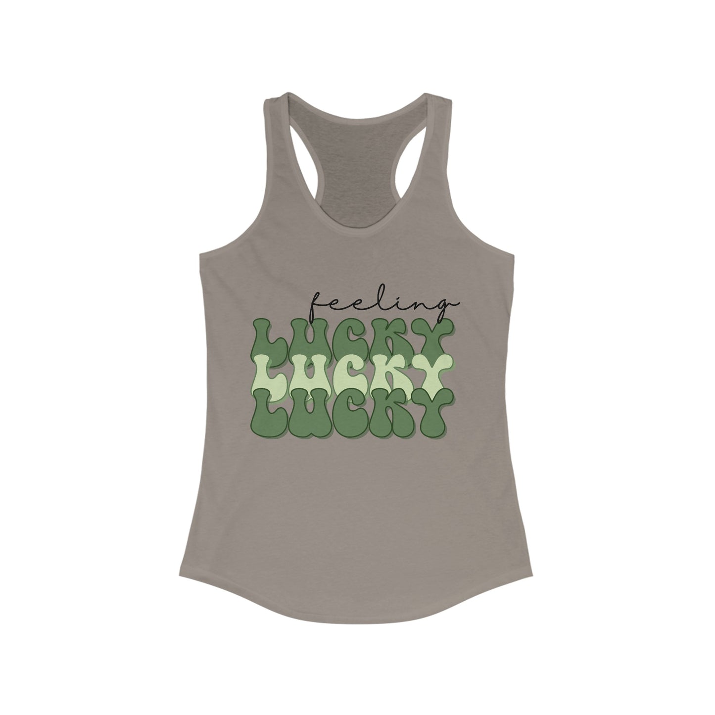 Feeling Lucky - Women's Ideal Racerback Tank