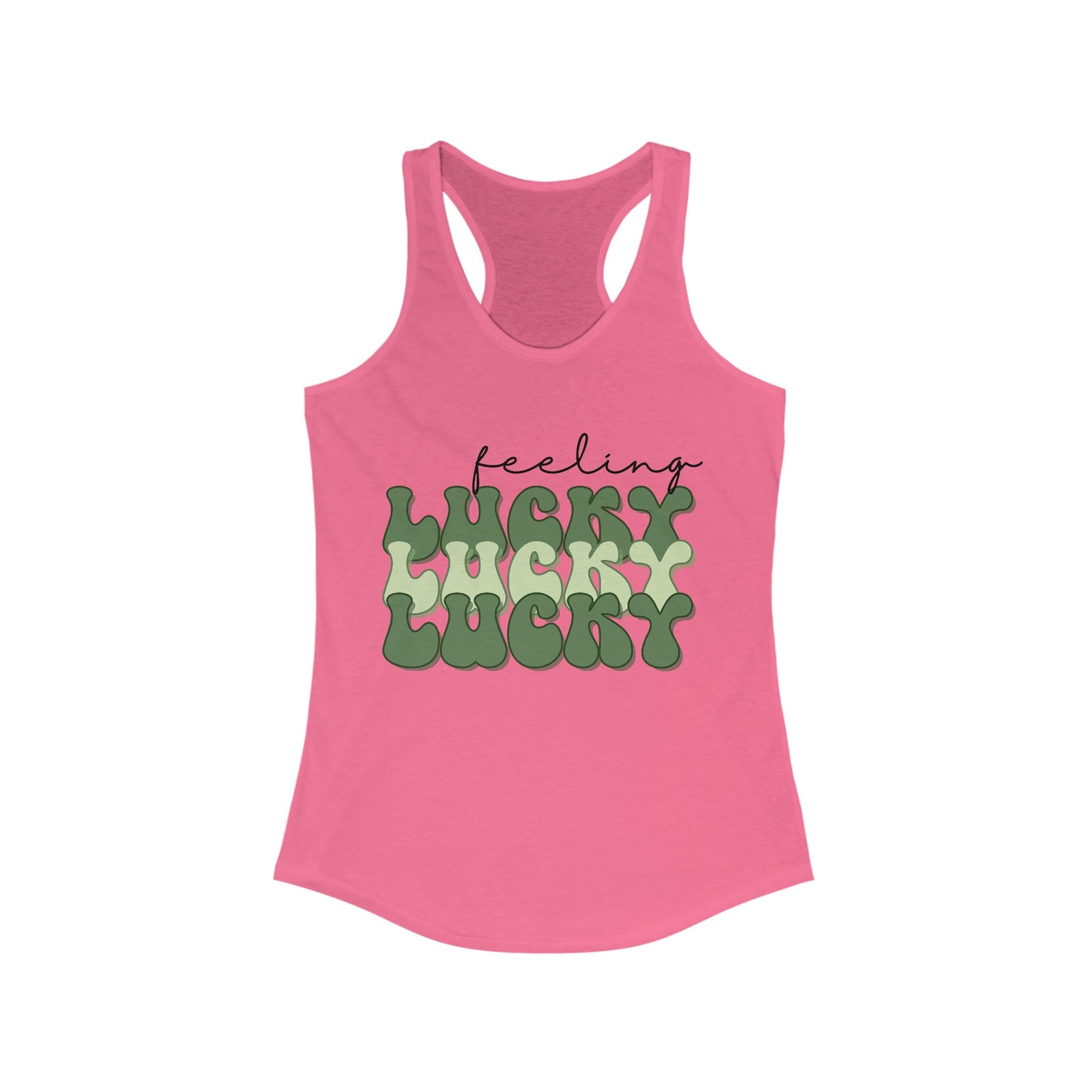 Feeling Lucky - Women's Ideal Racerback Tank