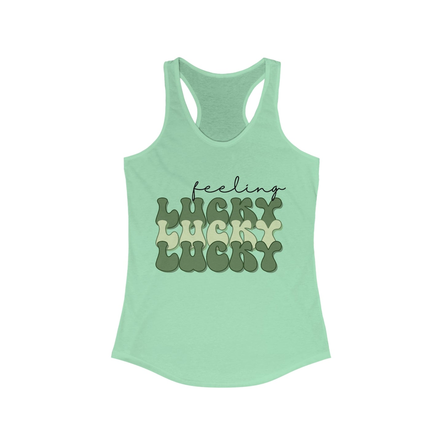 Feeling Lucky - Women's Ideal Racerback Tank