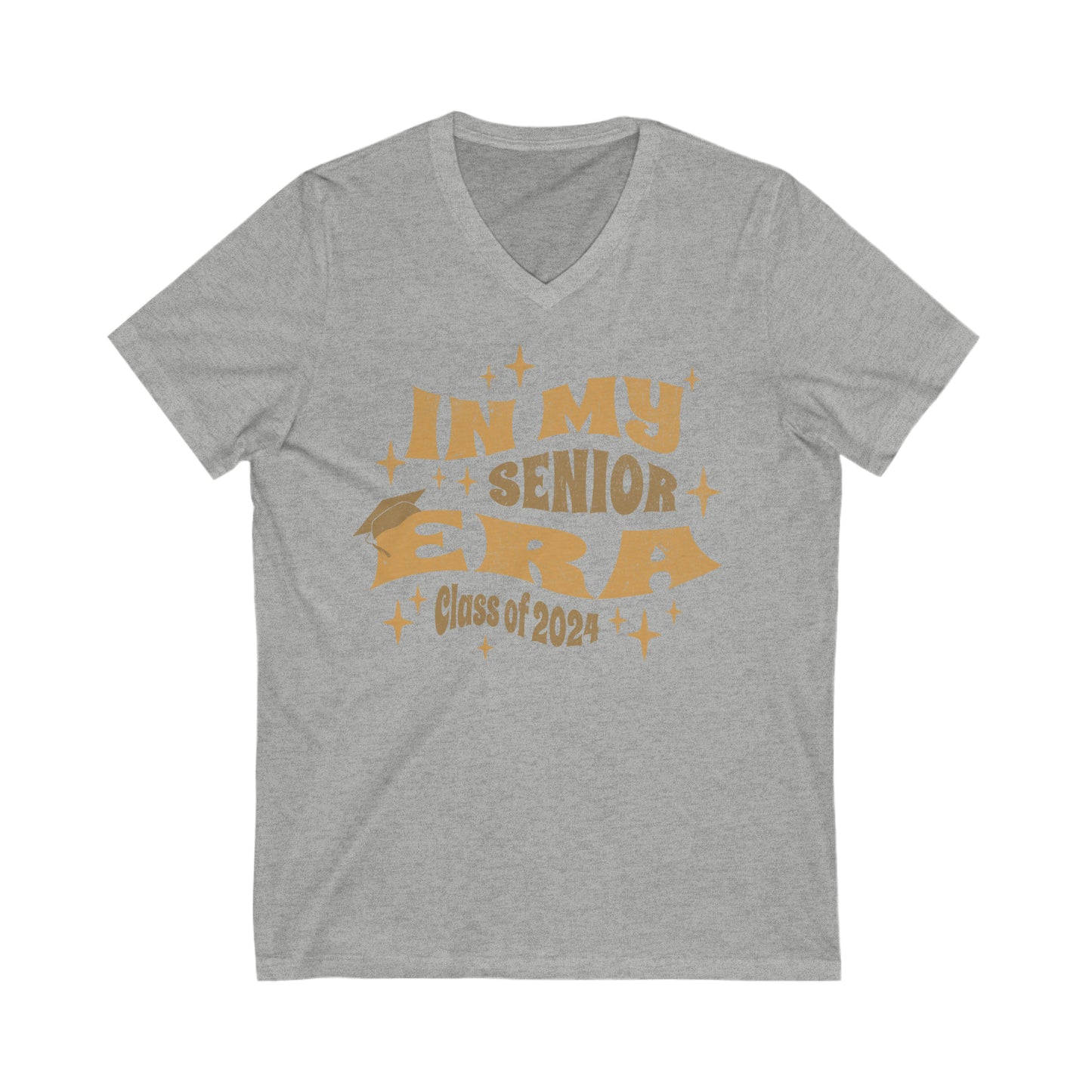 In My Senior Era - Unisex Jersey Short Sleeve V-Neck Tee