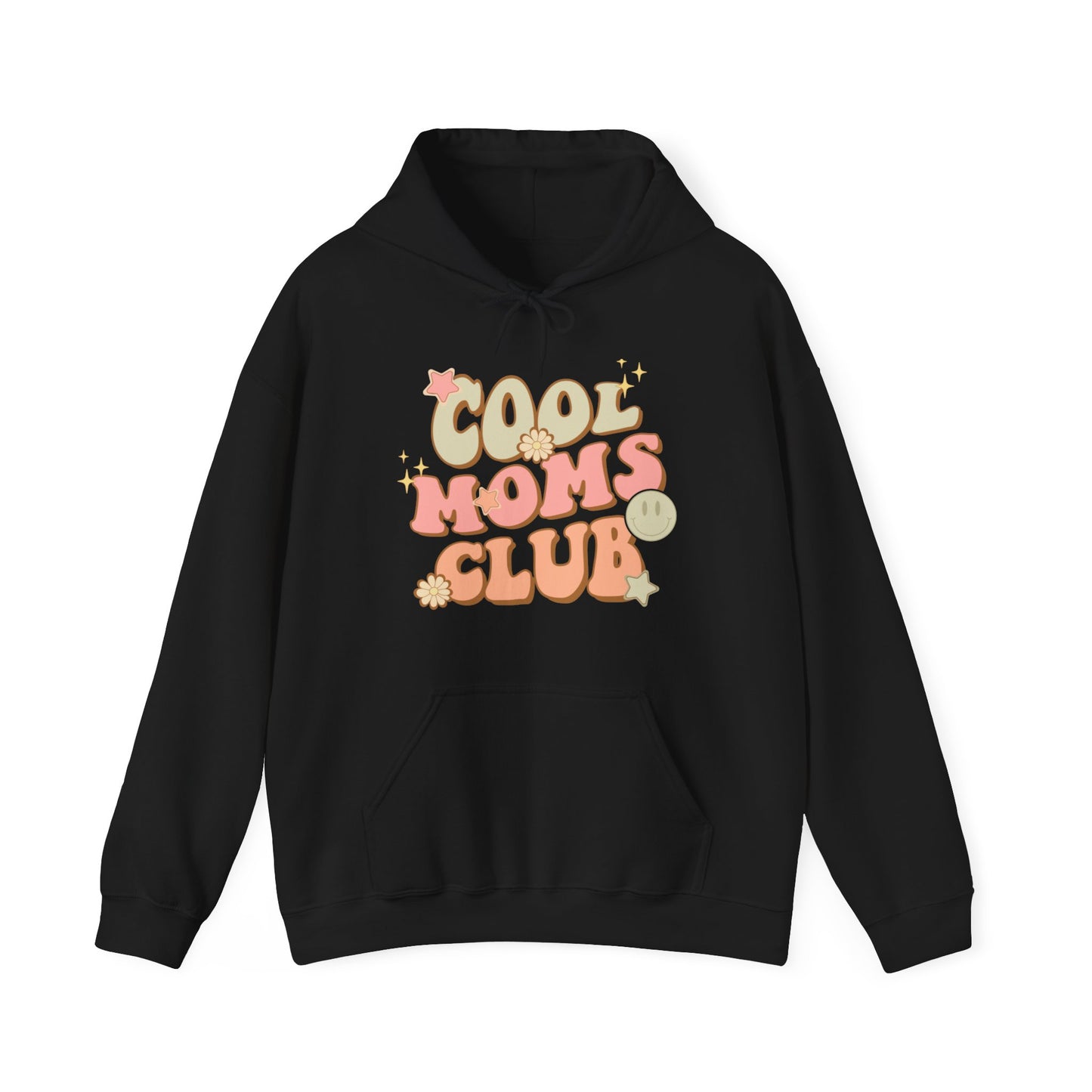 Cool Moms Club Groovy - Unisex Heavy Blend™ Hooded Sweatshirt