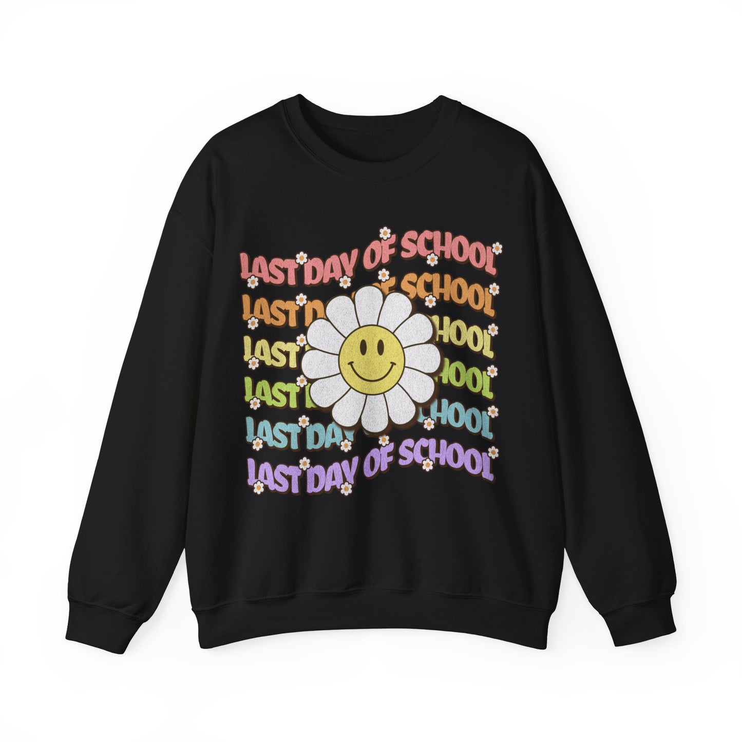 Groovy Last Day of School - Unisex Heavy Blend™ Crewneck Sweatshirt