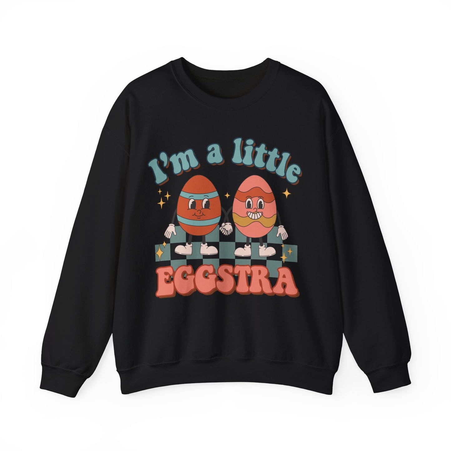 I’m A Little Eggstra - Unisex Heavy Blend™ Crewneck Sweatshirt