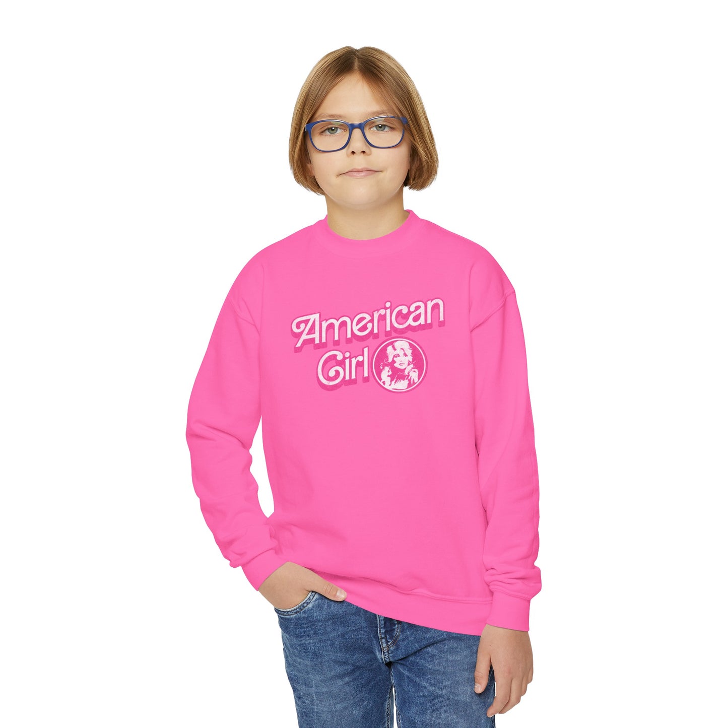 American Girl - Youth Crewneck Sweatshirt