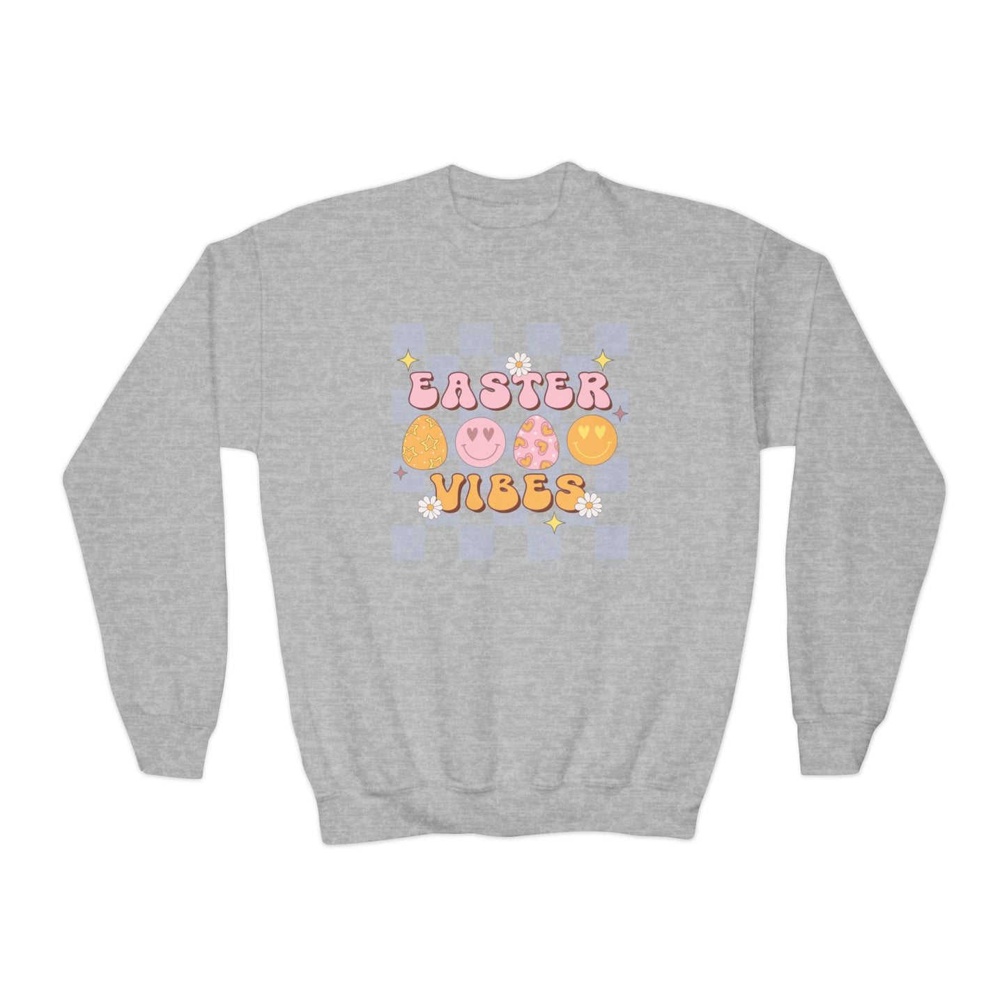 Easter Vibes Pastel - Youth Crewneck Sweatshirt