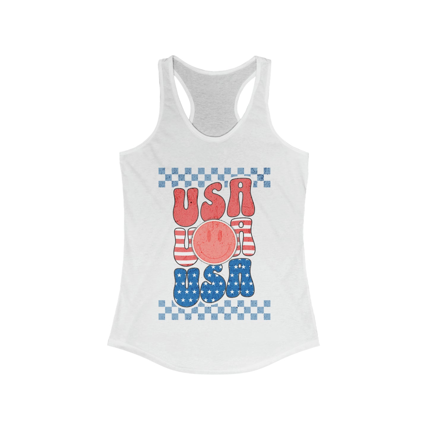 USA USA USA - Women's Ideal Racerback Tank