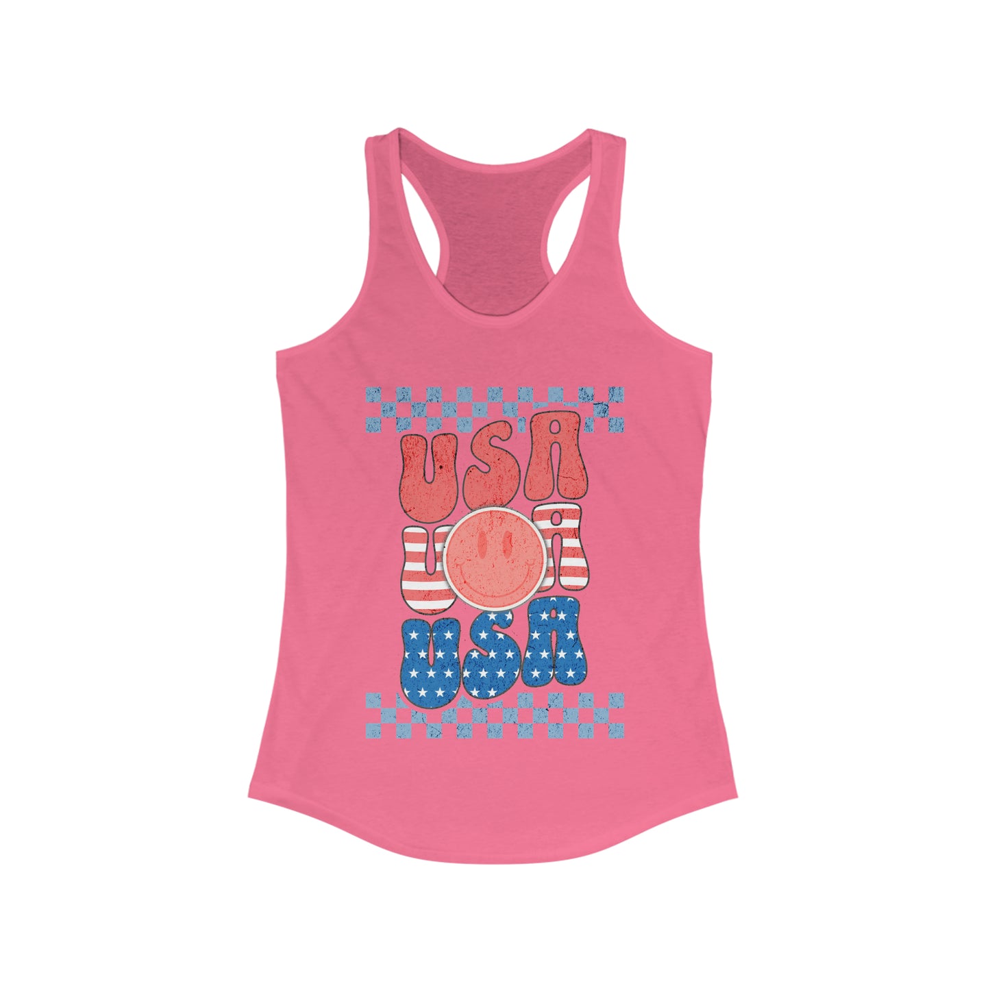 USA USA USA - Women's Ideal Racerback Tank