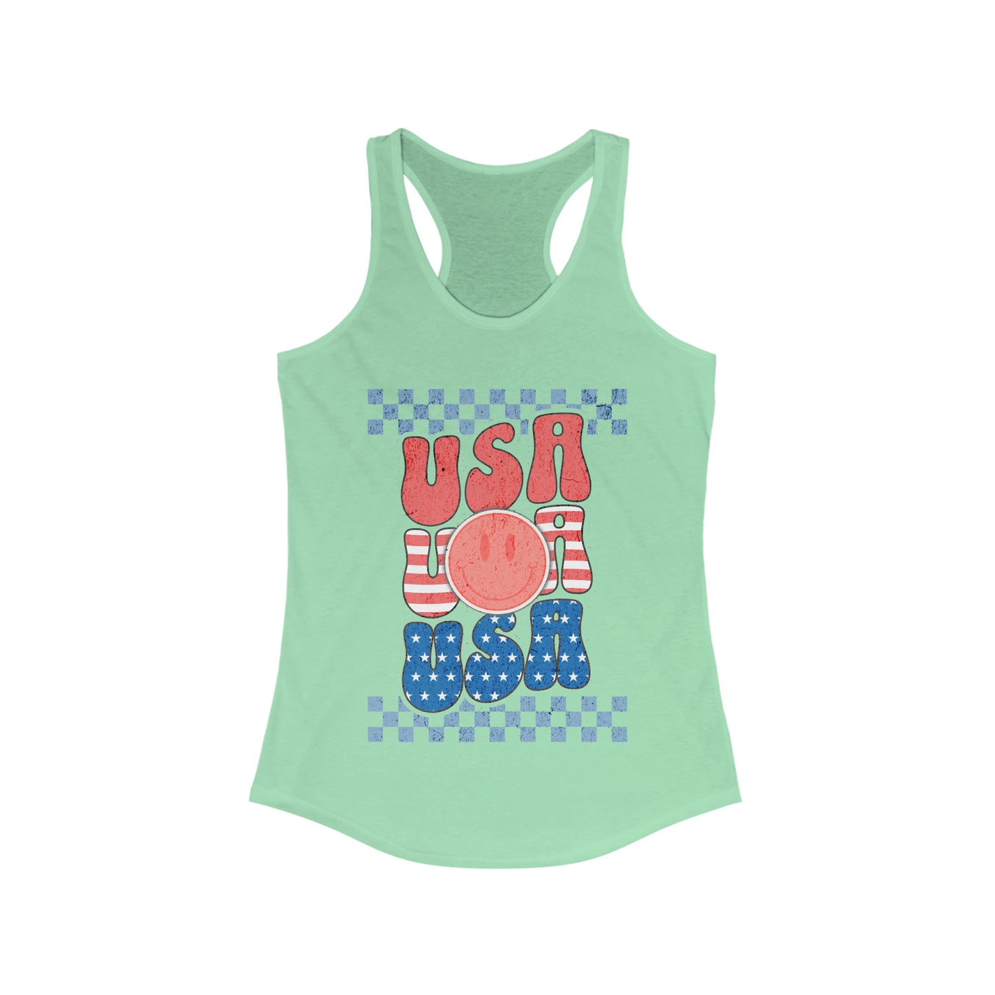 USA USA USA - Women's Ideal Racerback Tank