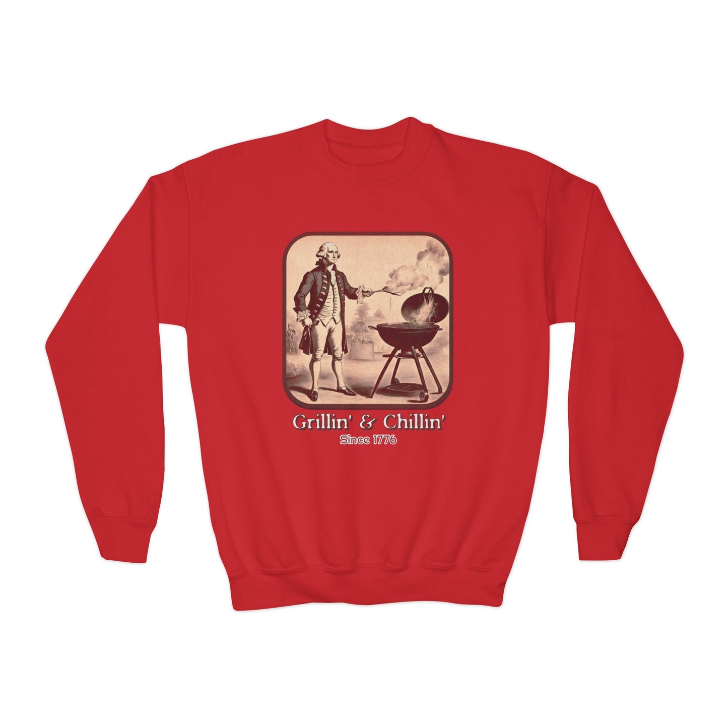 Grillin' & Chillin' - Youth Crewneck Sweatshirt