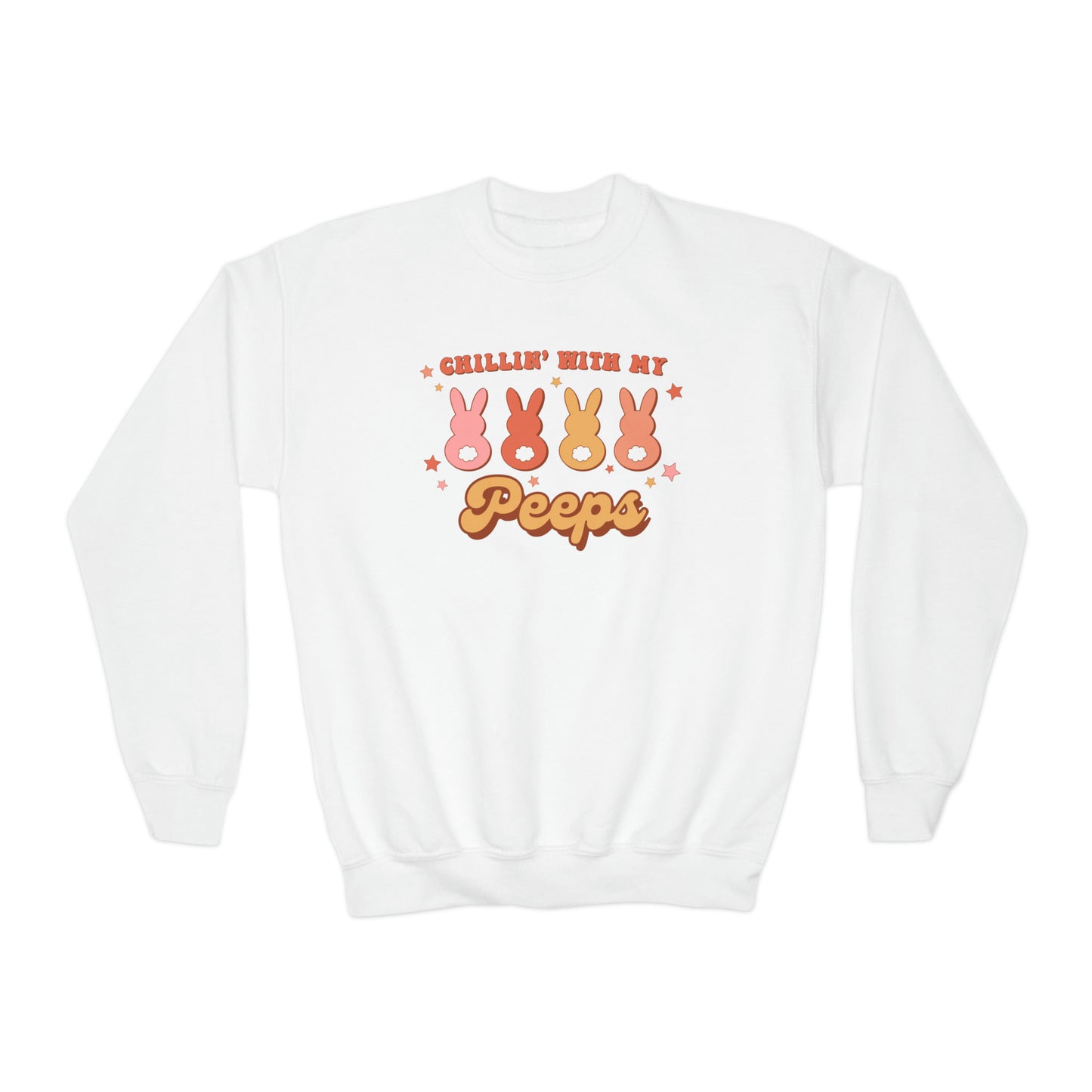 Chillin' with my Peeps - Youth Crewneck Sweatshirt