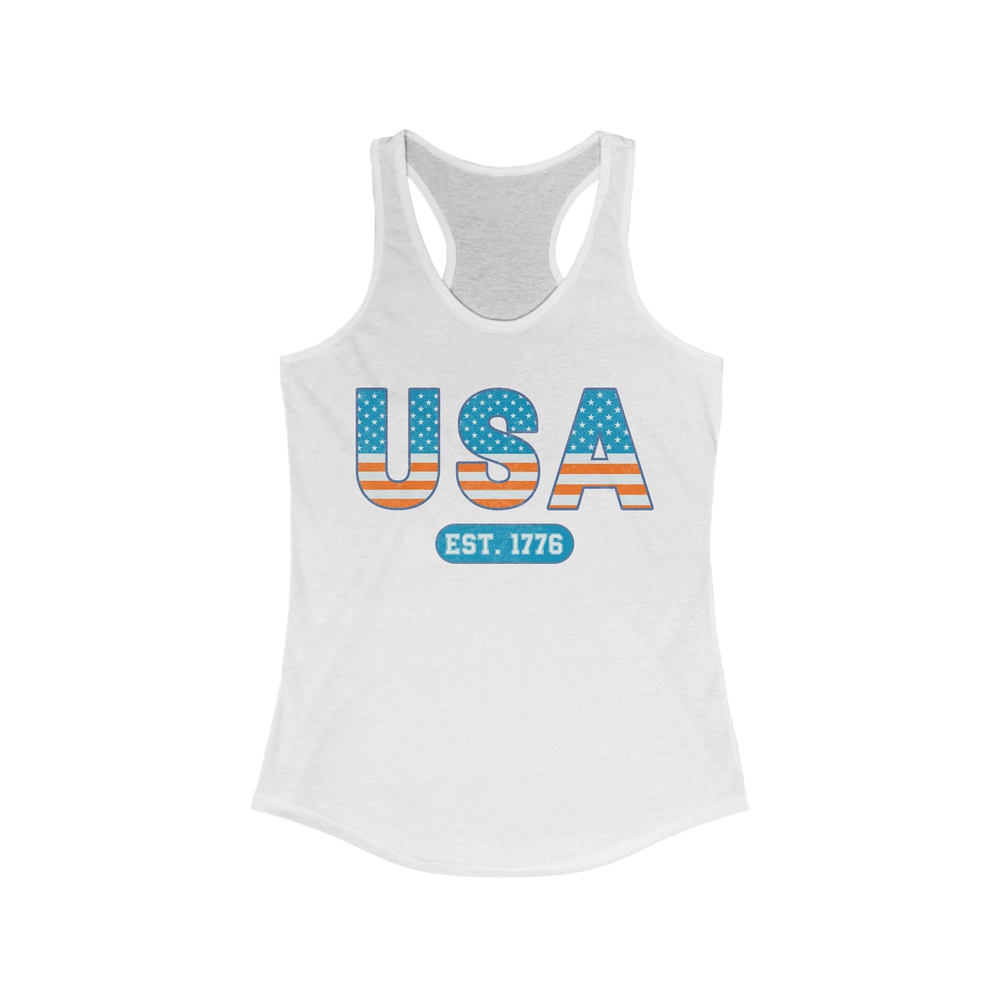 Vintage USA - Women's Ideal Racerback Tank