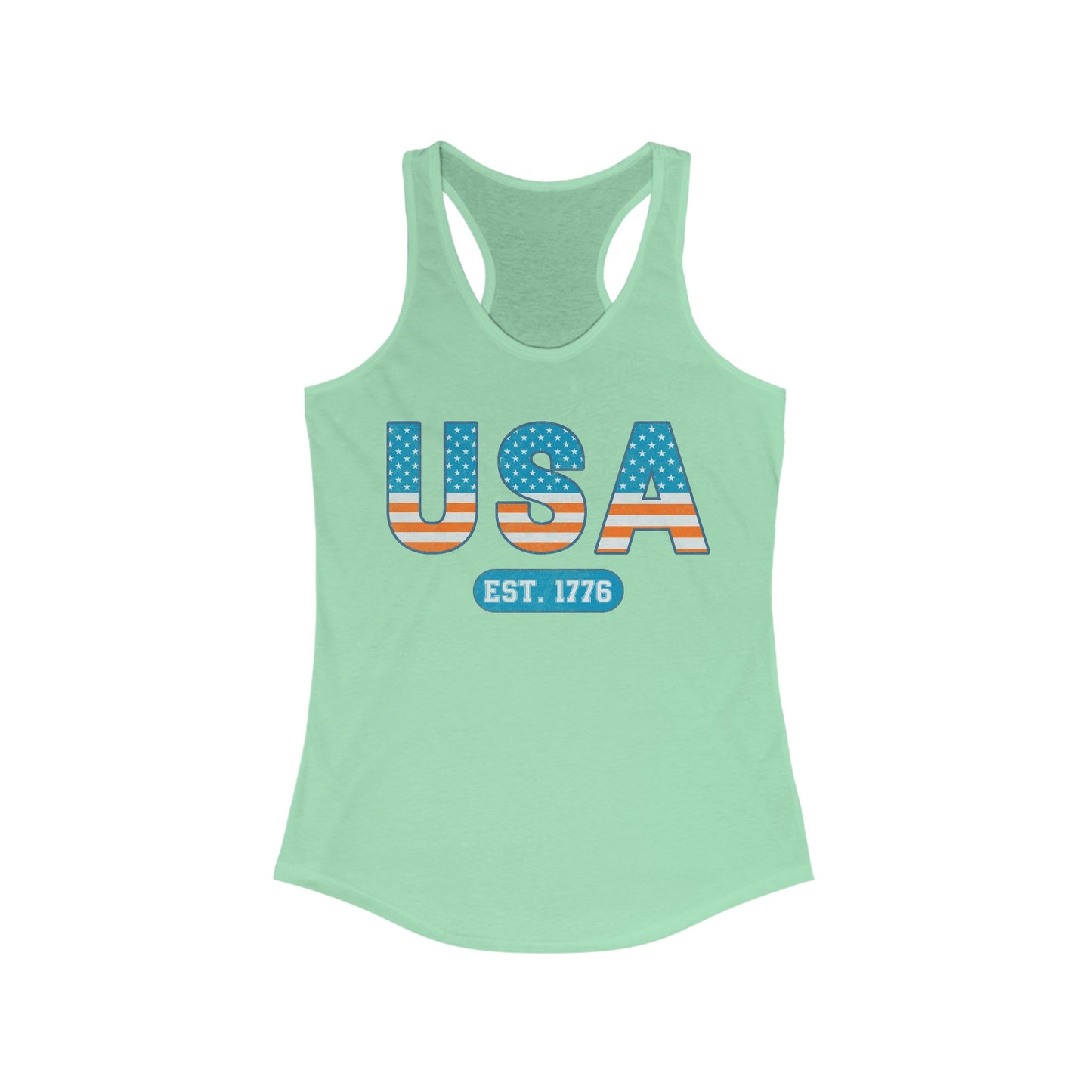 Vintage USA - Women's Ideal Racerback Tank