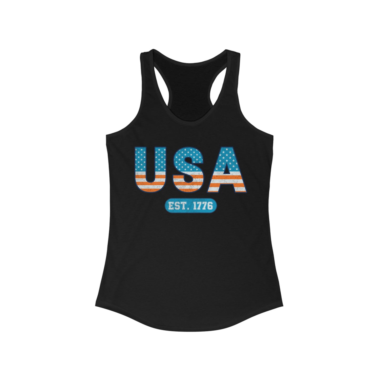 Vintage USA - Women's Ideal Racerback Tank