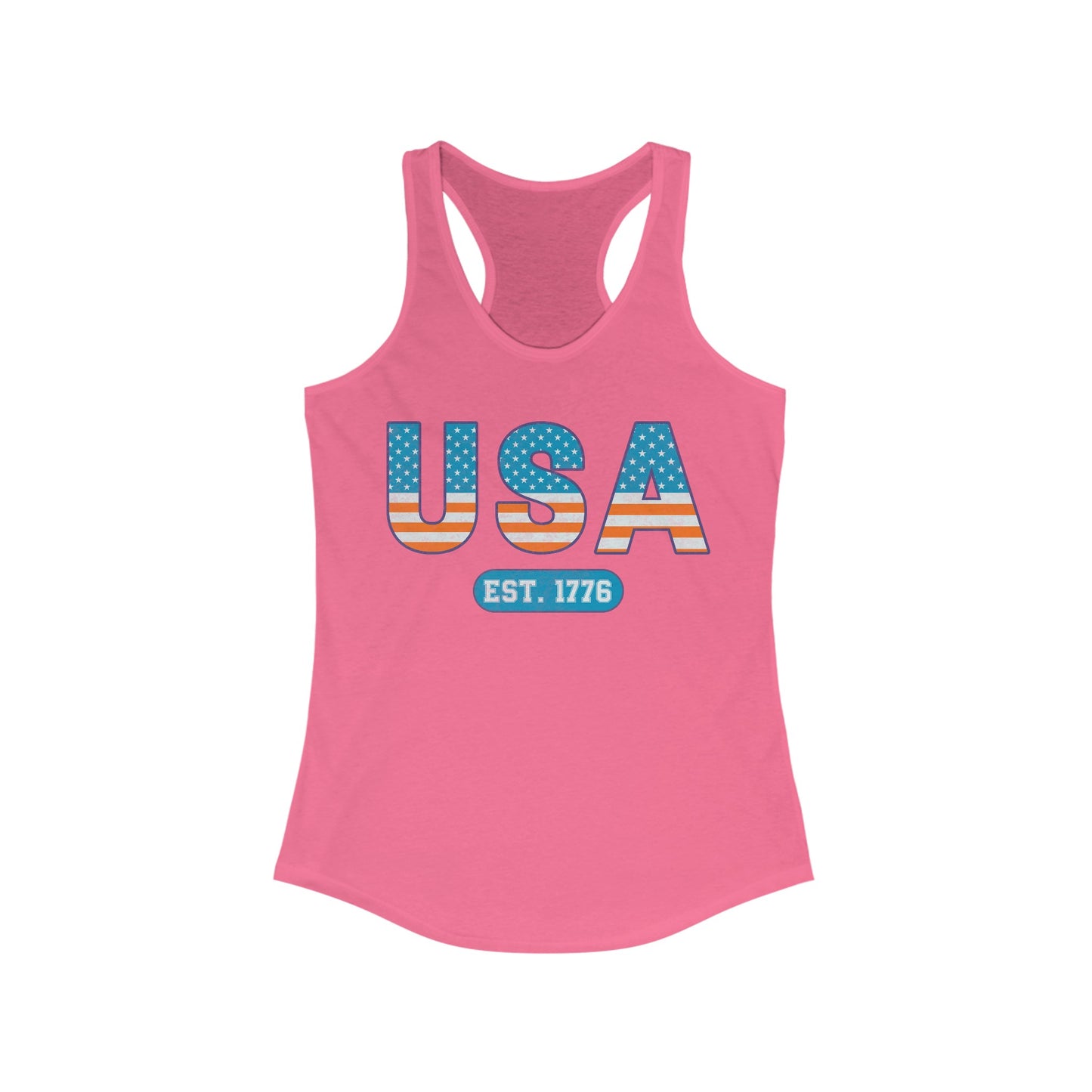 Vintage USA - Women's Ideal Racerback Tank