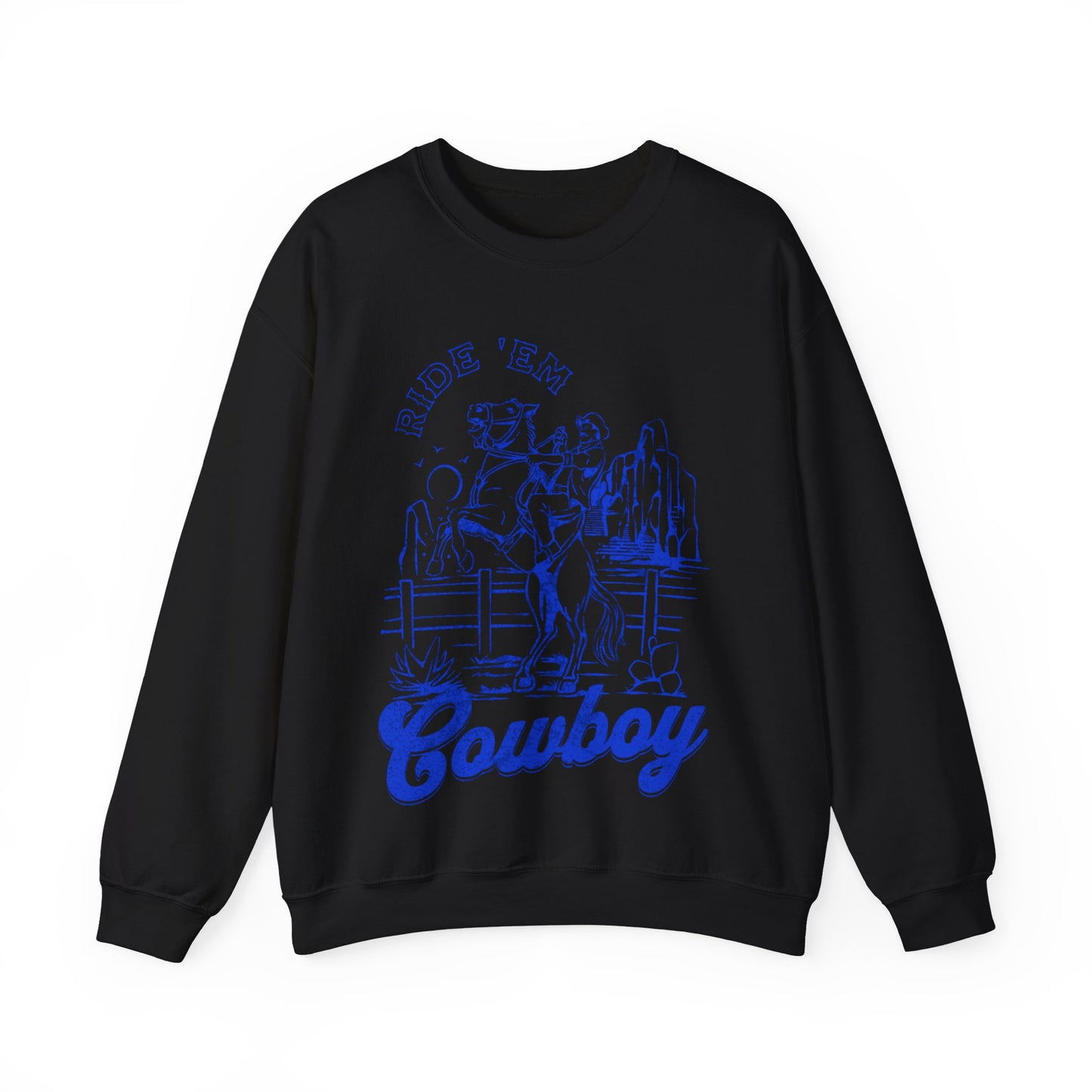 Ride ‘Em Cowboy - Unisex Heavy Blend™ Crewneck Sweatshirt