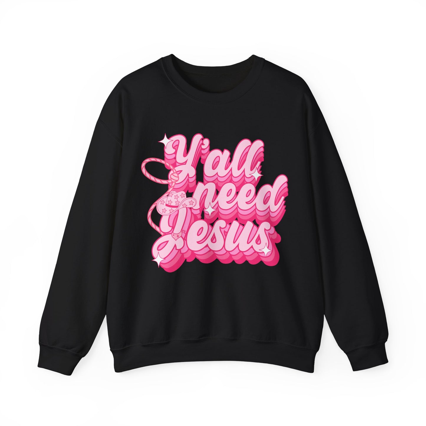 Y’all Need Jesus - Unisex Heavy Blend™ Crewneck Sweatshirt