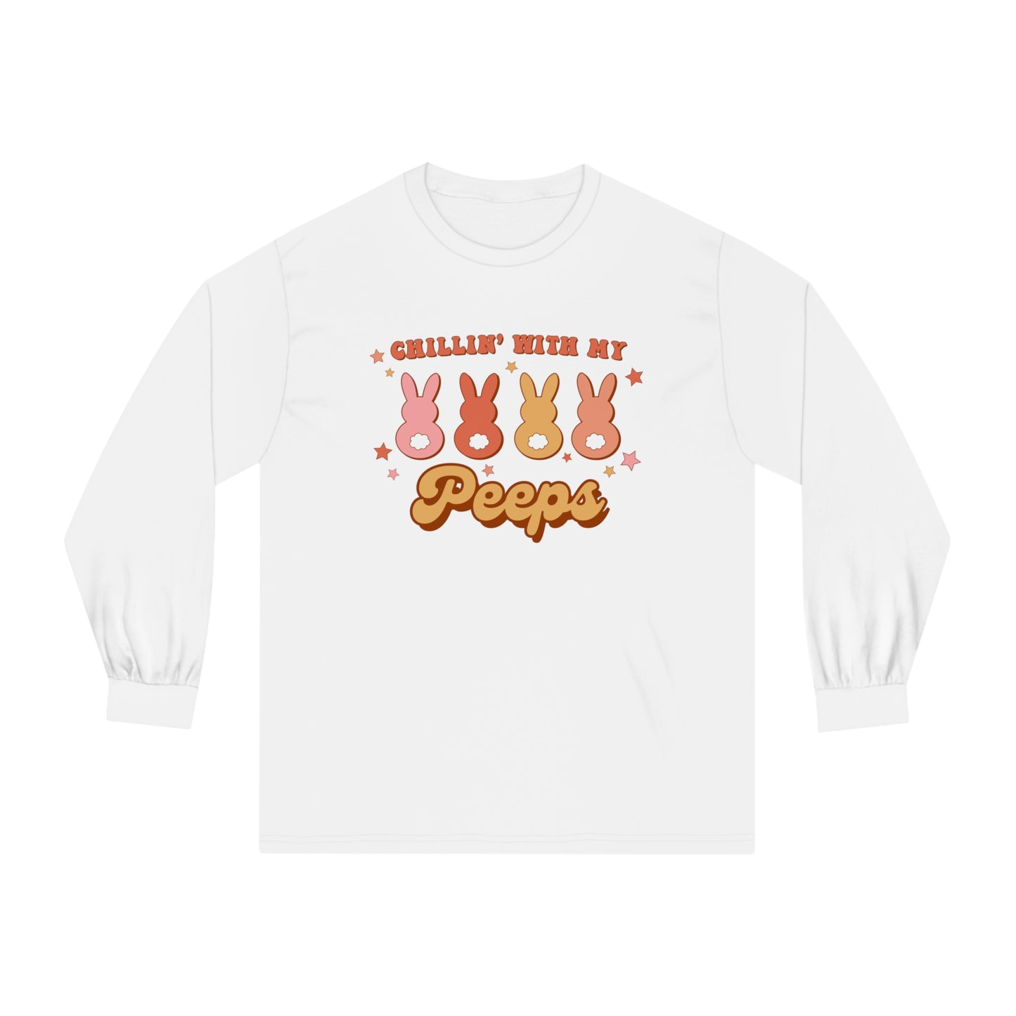 Chillin' with my Peeps Retro Style - Unisex Classic Long Sleeve T-Shirt