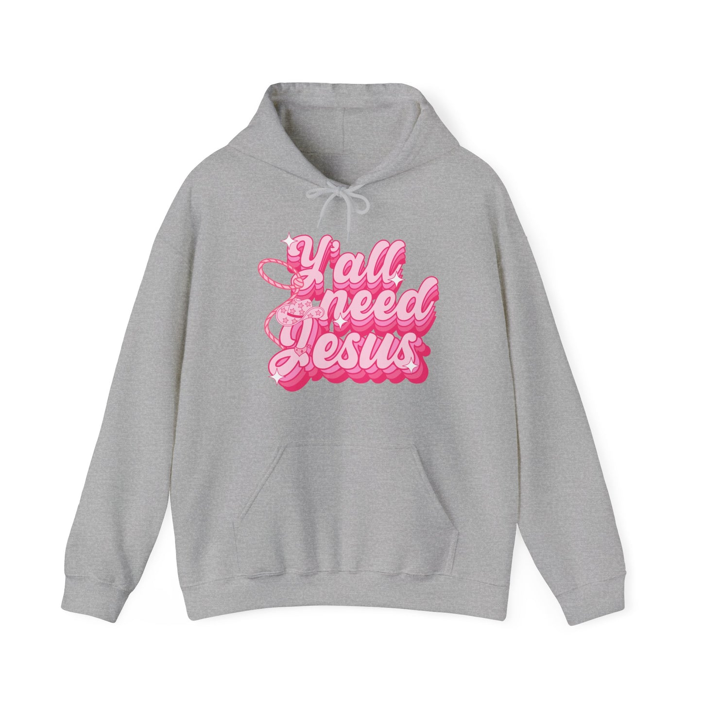 Y’all Need Jesus - Unisex Heavy Blend™ Hooded Sweatshirt