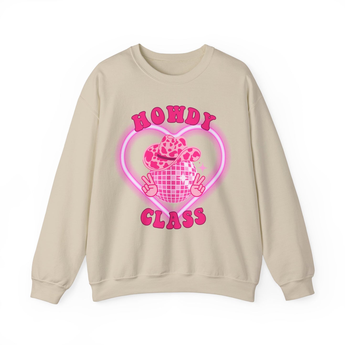Howdy Class - Unisex Heavy Blend™ Crewneck Sweatshirt