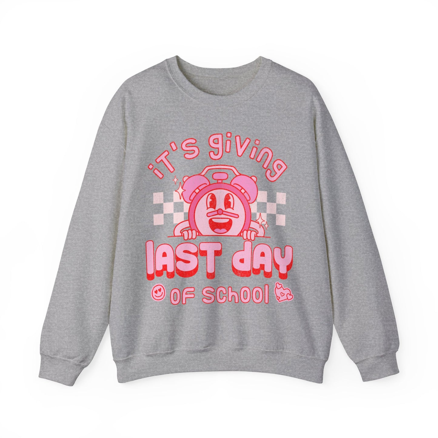 It's Giving Last Day of School - Unisex Heavy Blend™ Crewneck Sweatshirt