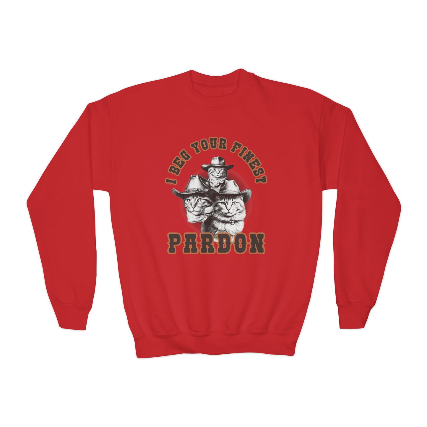 I Beg Your Finest Pardon - Youth Crewneck Sweatshirt