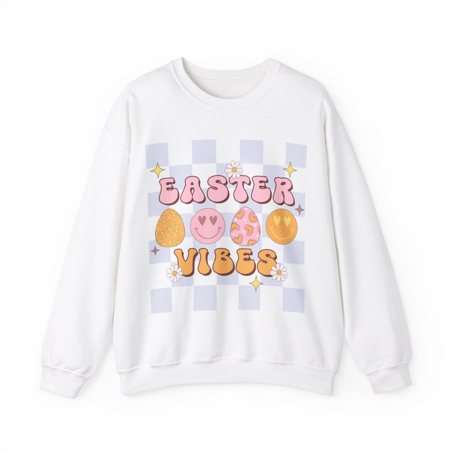 Easter Vibes Pink - Unisex Heavy Blend™ Crewneck Sweatshirt