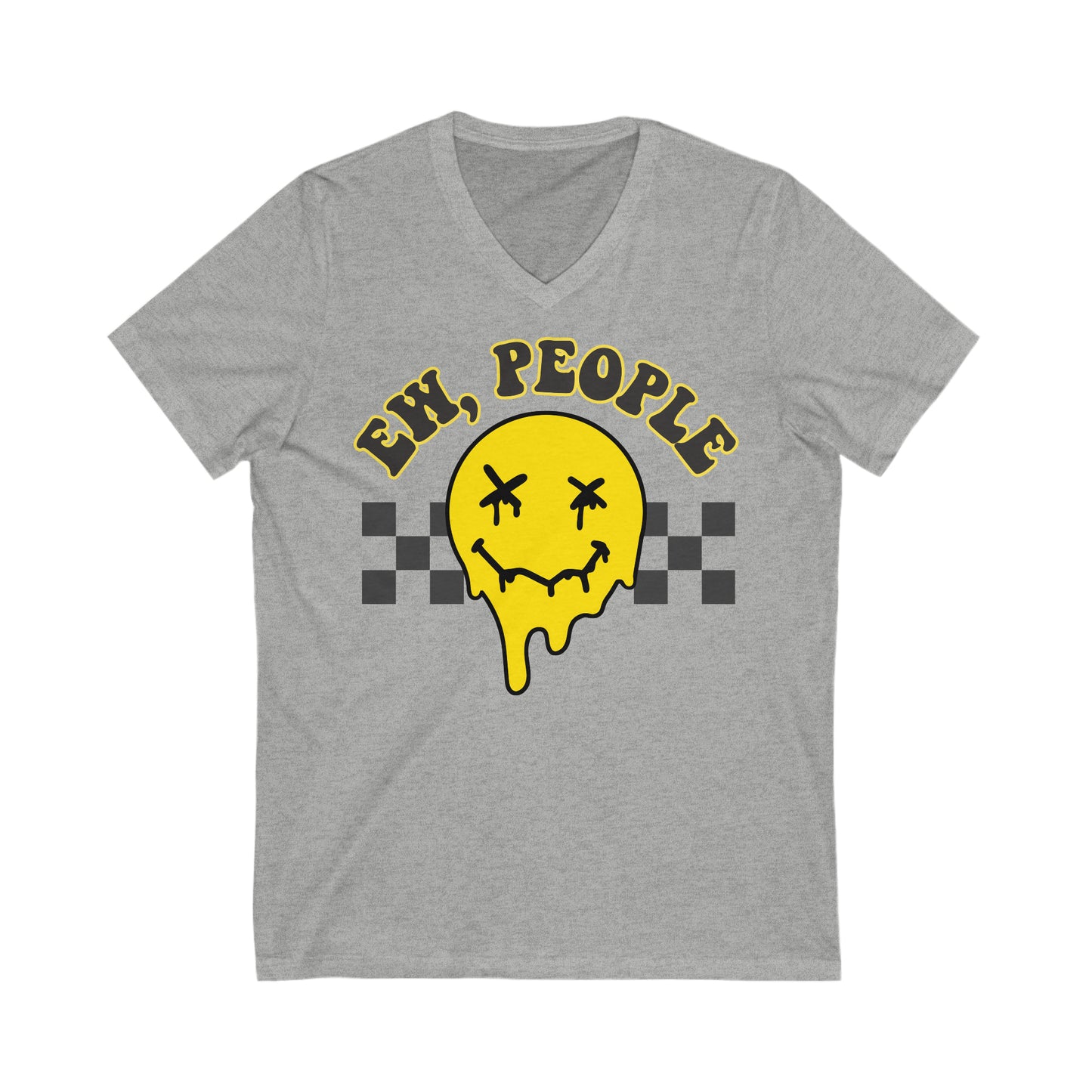 Ew, People - Unisex Jersey Short Sleeve V-Neck Tee
