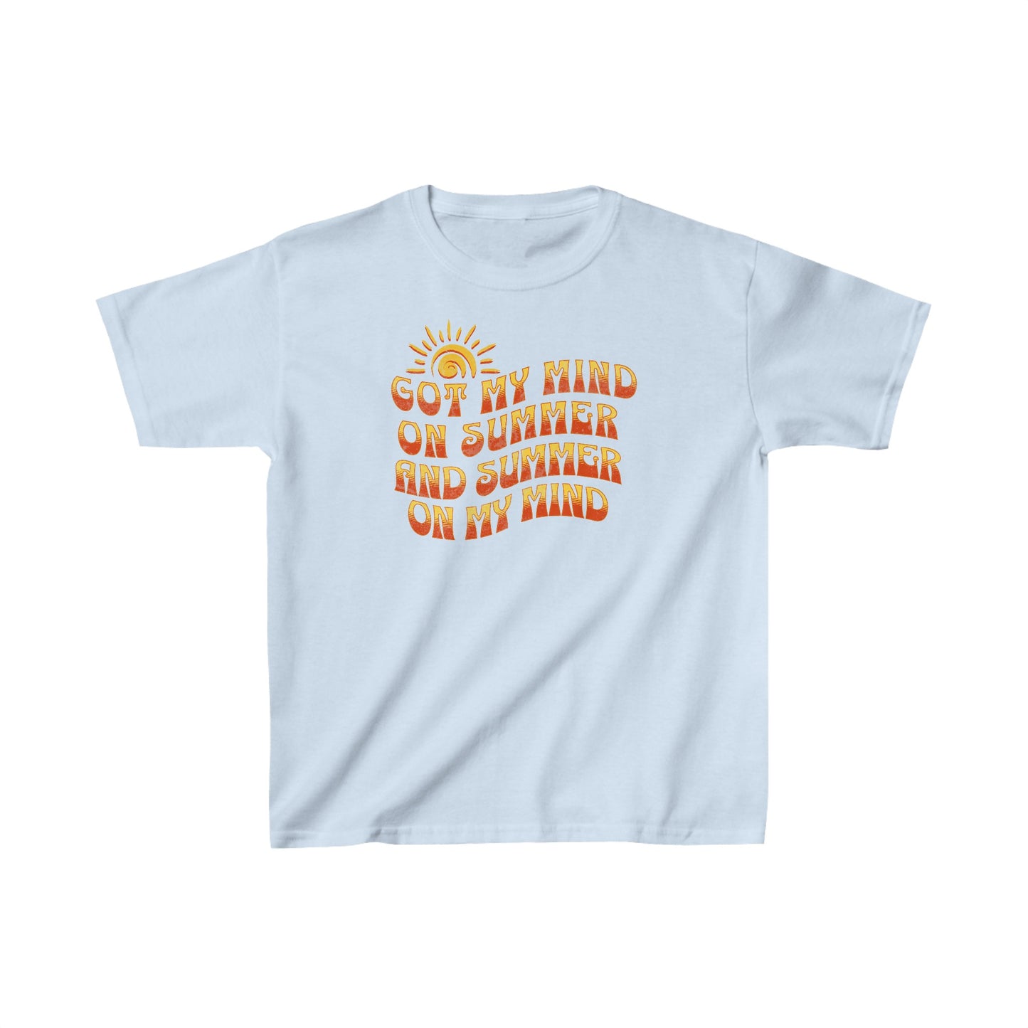 Got My Mind on Summer and Summer on My Mind - Kids Heavy Cotton™ Tee