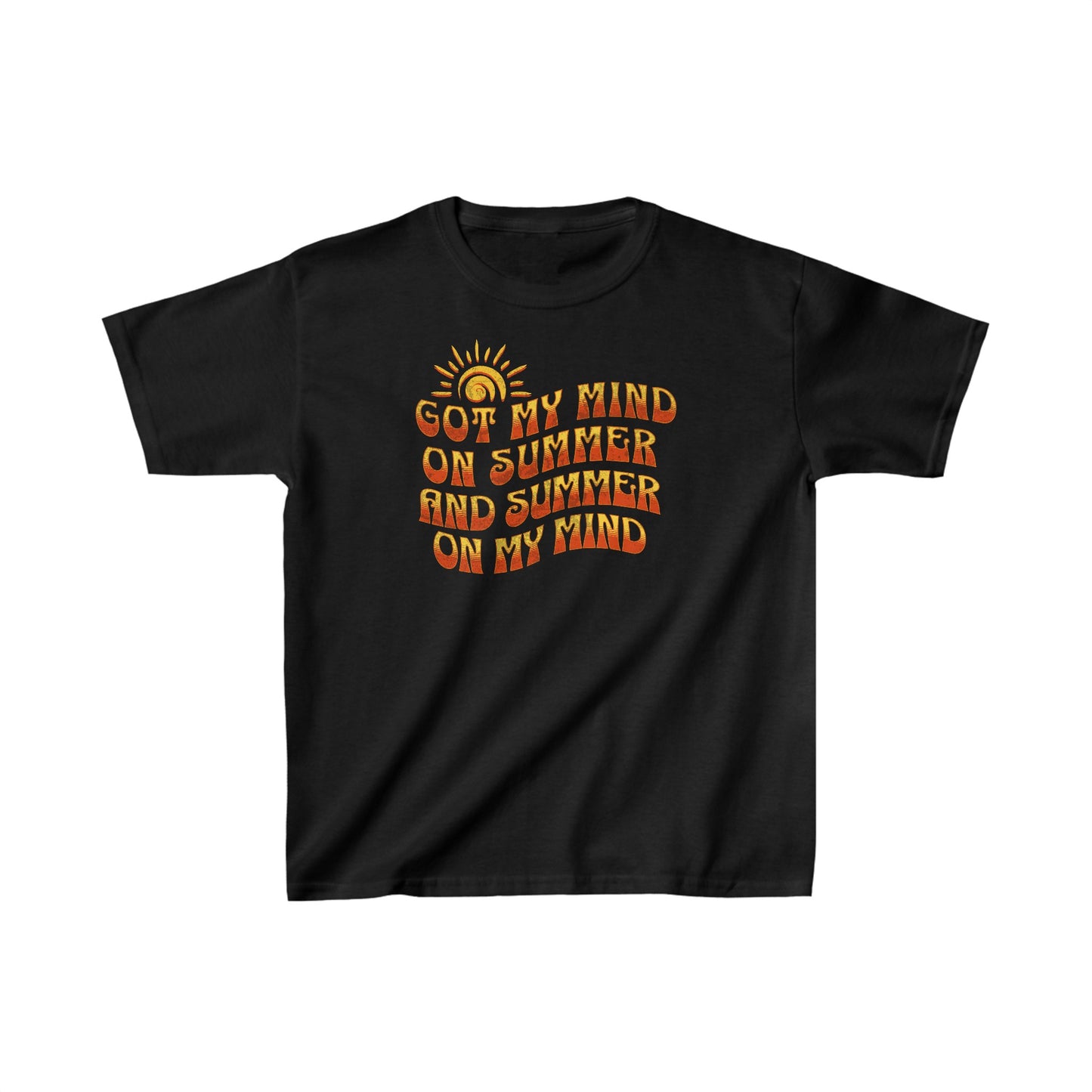 Got My Mind on Summer and Summer on My Mind - Kids Heavy Cotton™ Tee