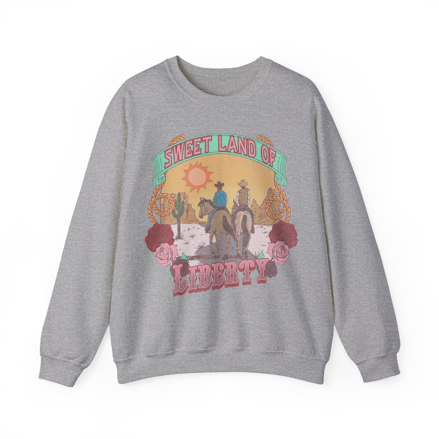 Sweet Land of Liberty - Unisex Heavy Blend™ Crewneck Sweatshirt