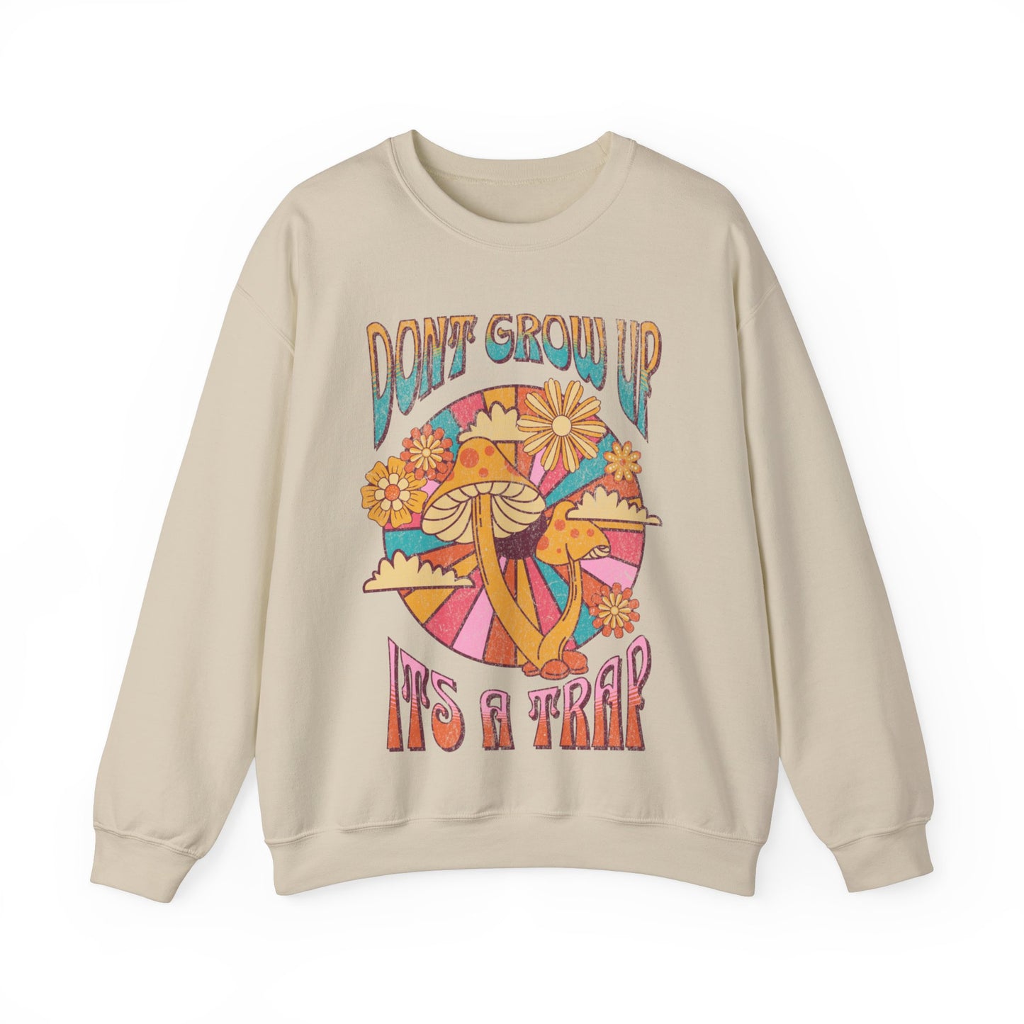 Don’t Grow Up, It’s a Trap - Unisex Heavy Blend™ Crewneck Sweatshirt