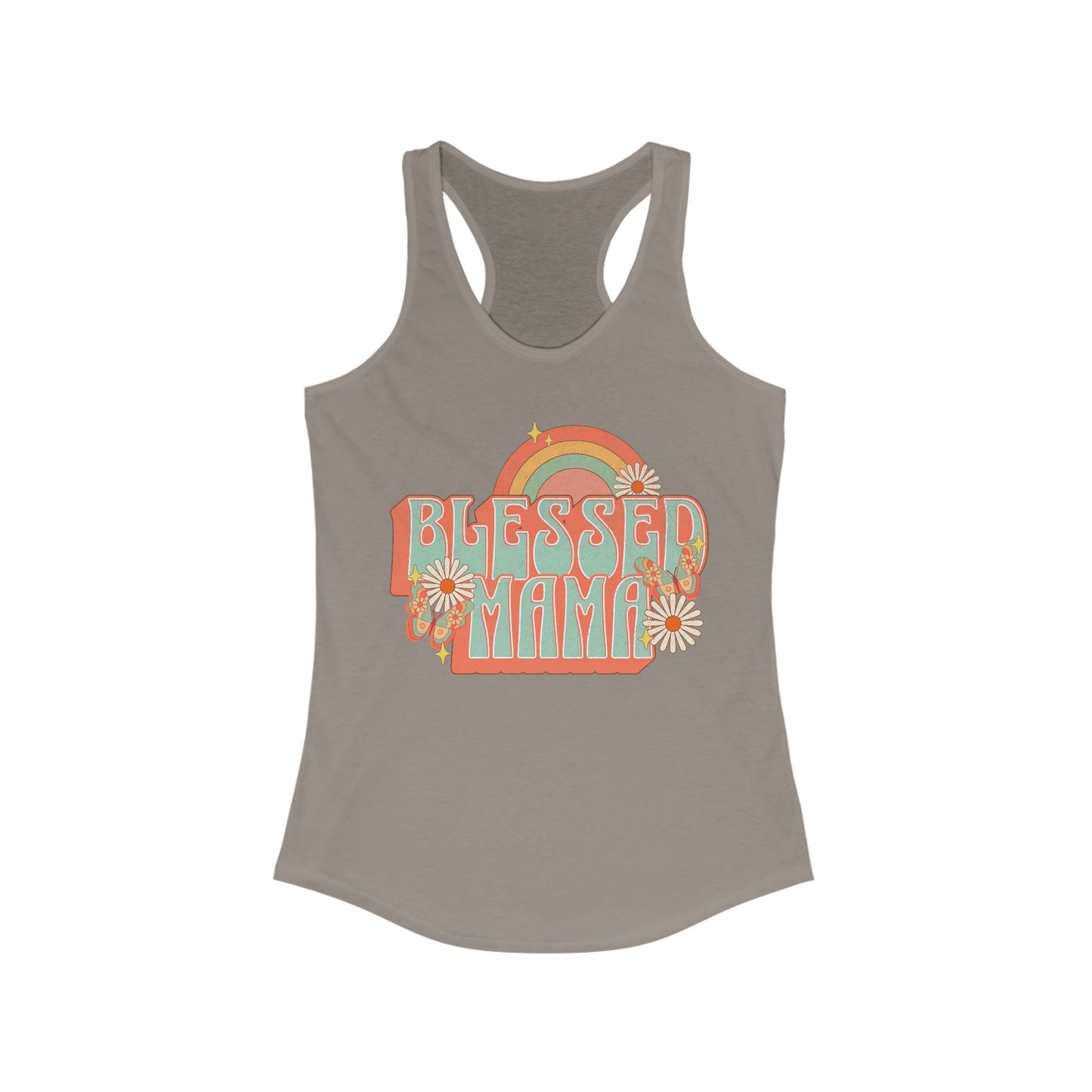 Blessed Mama - Women's Ideal Racerback Tank