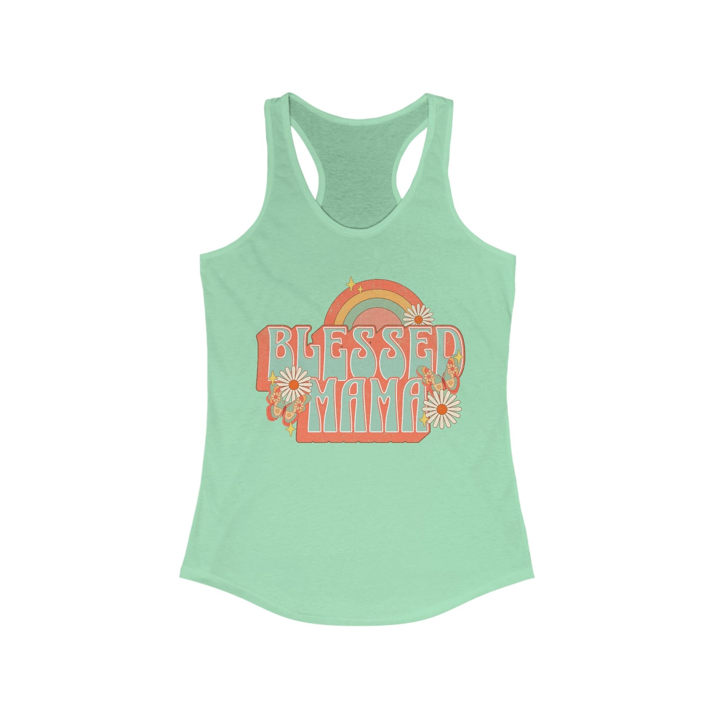 Blessed Mama - Women's Ideal Racerback Tank