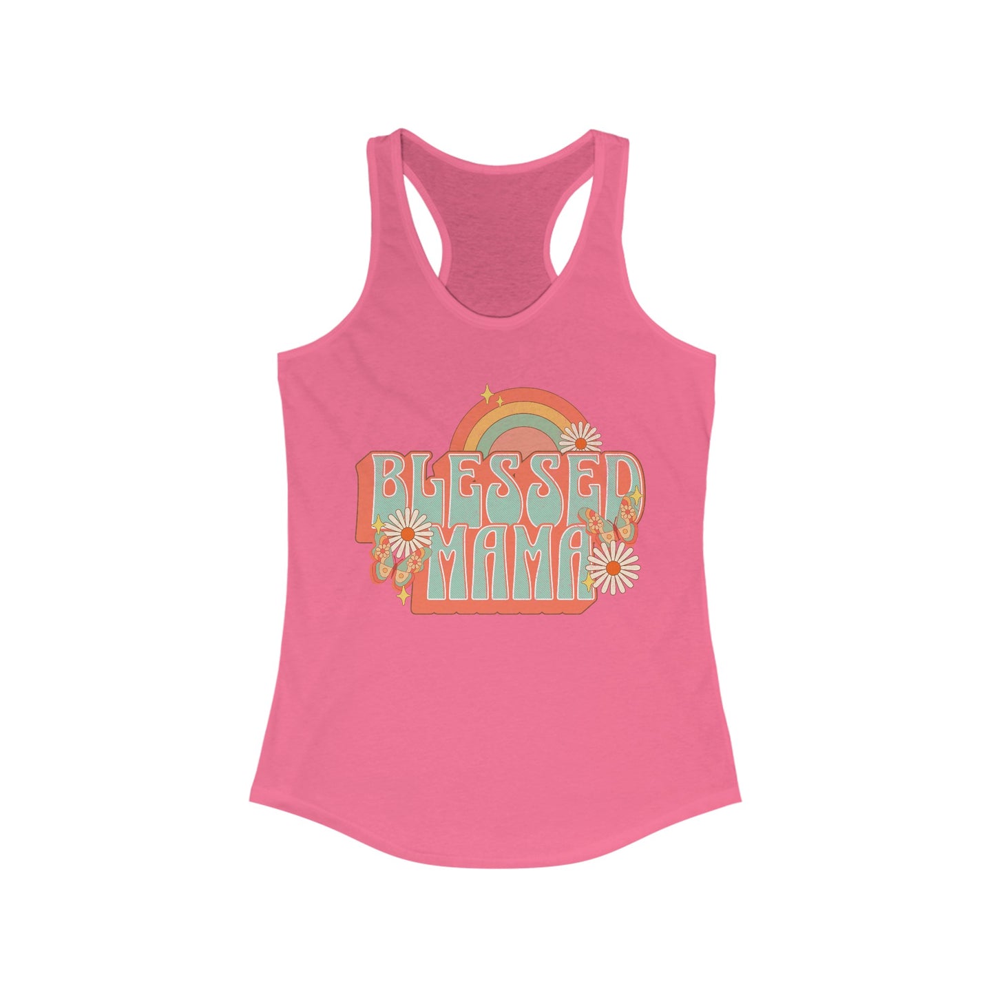 Blessed Mama - Women's Ideal Racerback Tank