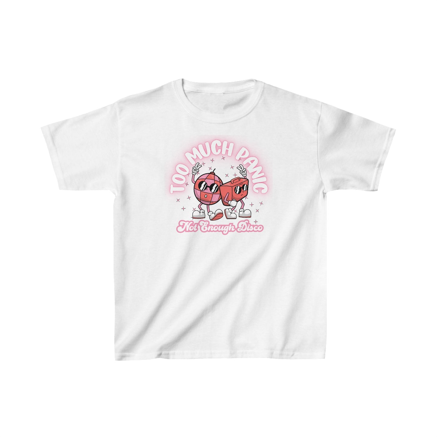 Too Much Panic, Not Enough Disco - Kids Heavy Cotton™ Tee