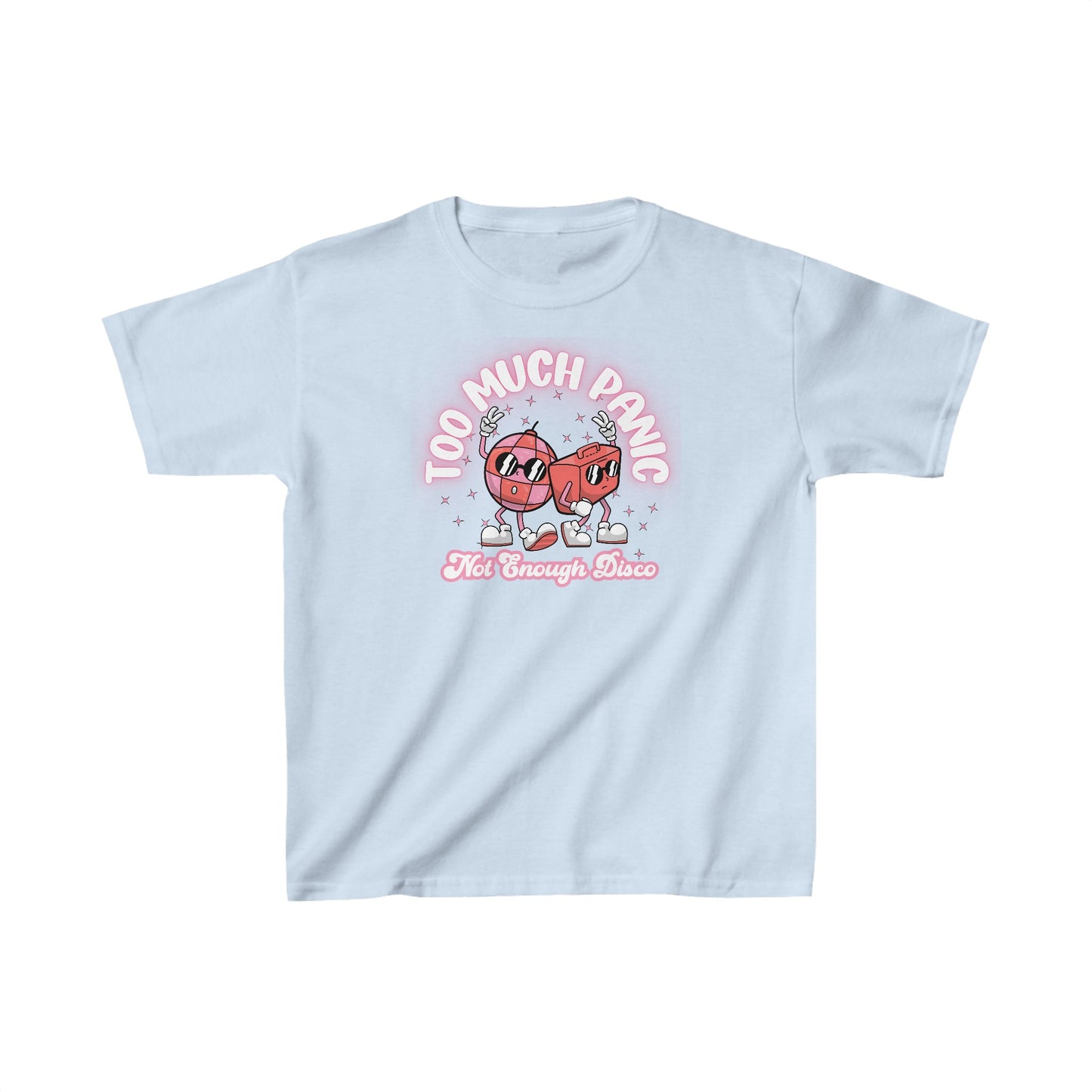 Too Much Panic, Not Enough Disco - Kids Heavy Cotton™ Tee